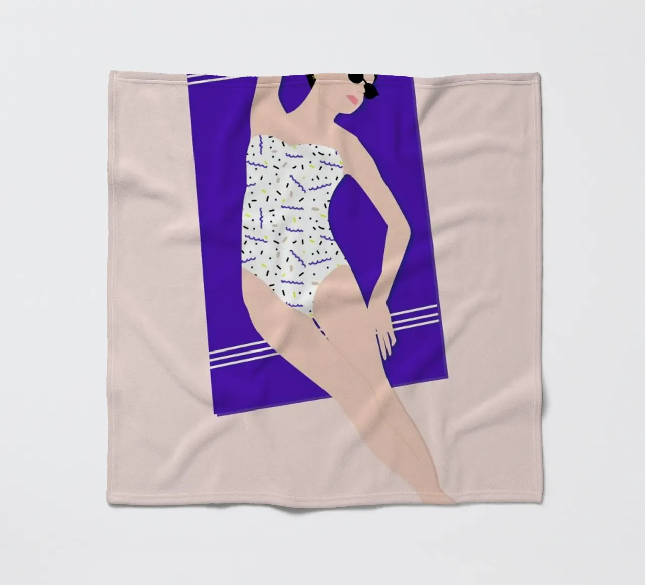 Beach Fleecedecke von Céleste Wallaert