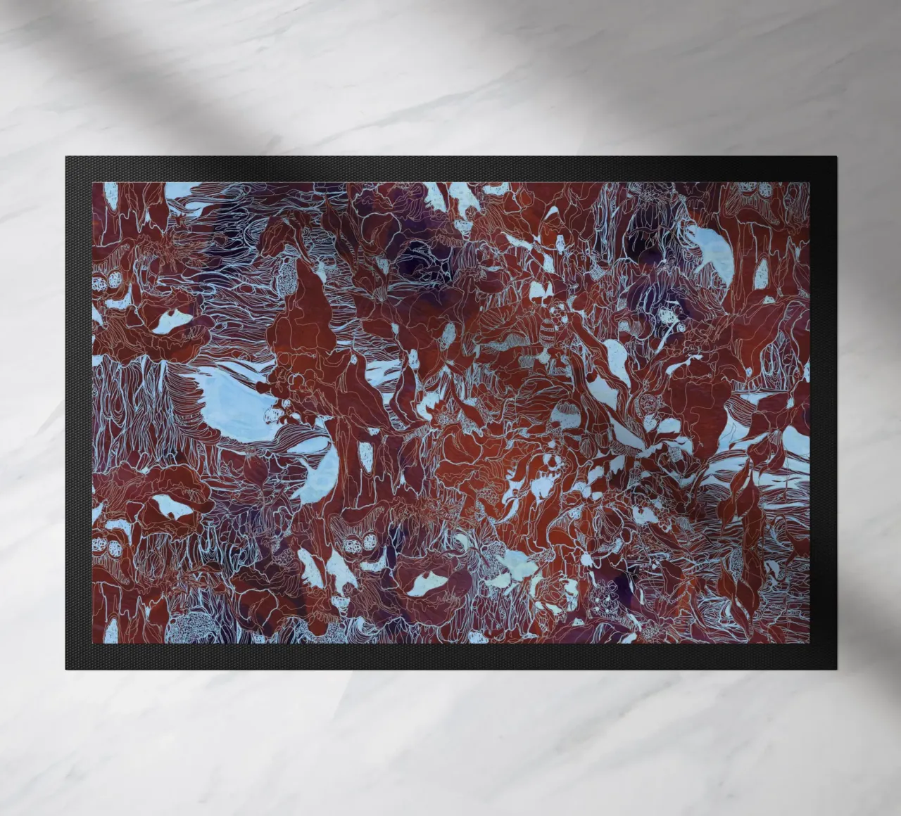 my forest reflection2 doormat by Giulio Iurissevich