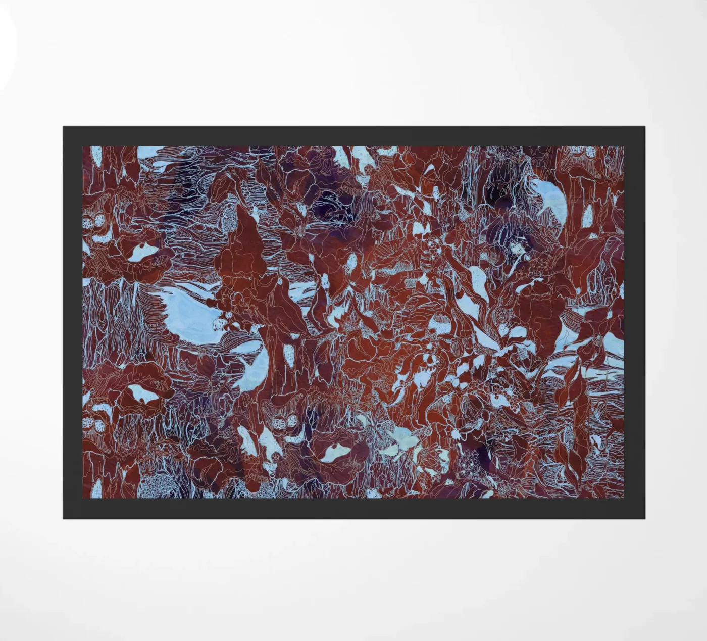 my forest reflection2 doormat by Giulio Iurissevich