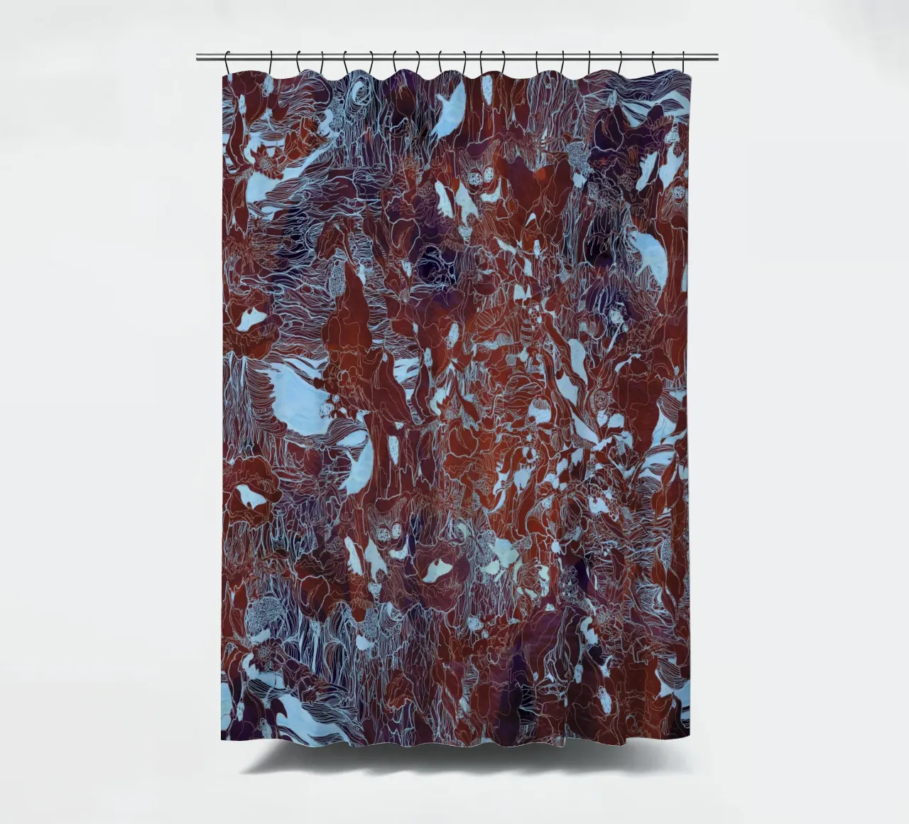 my forest reflection2 shower curtain by Giulio Iurissevich