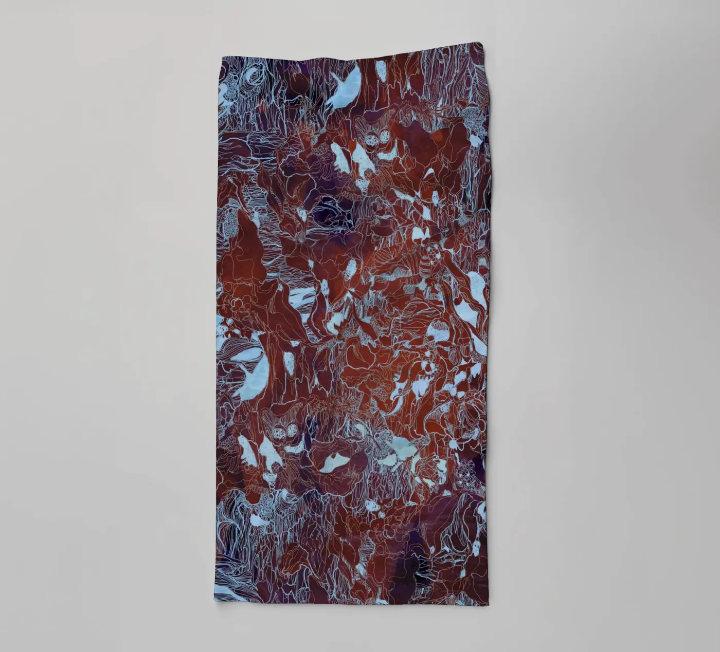 my forest reflection2 towel by Giulio Iurissevich