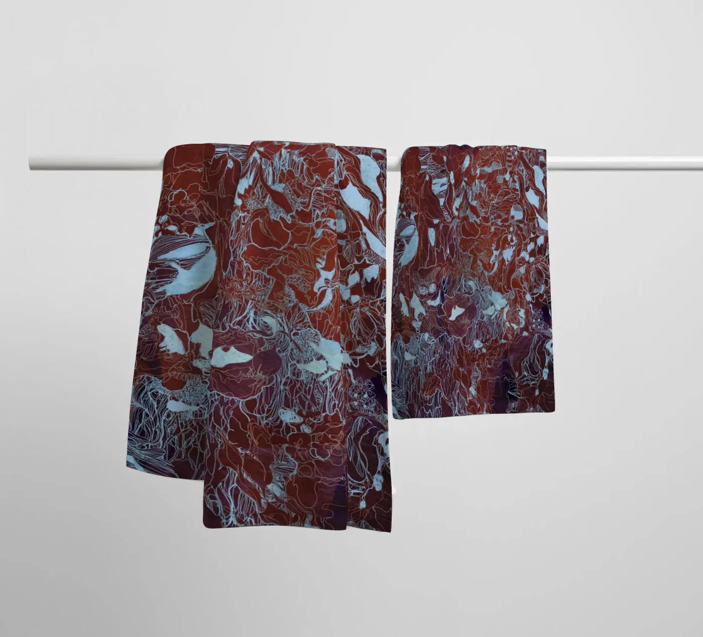 my forest reflection2 towel by Giulio Iurissevich