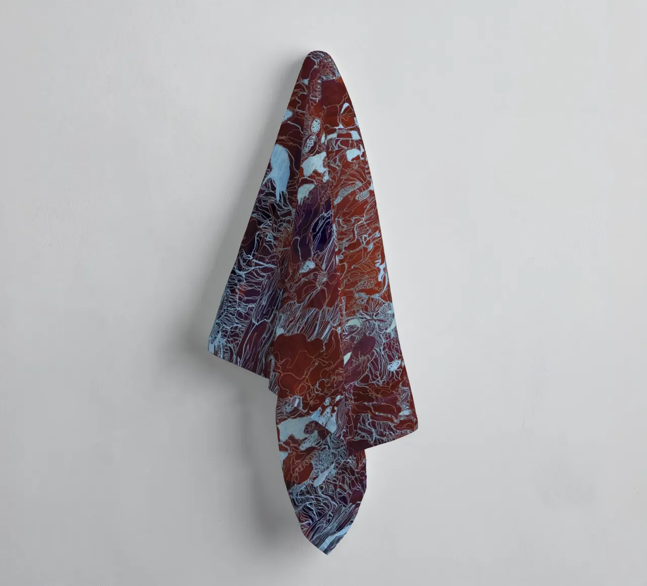 my forest reflection2 towel by Giulio Iurissevich