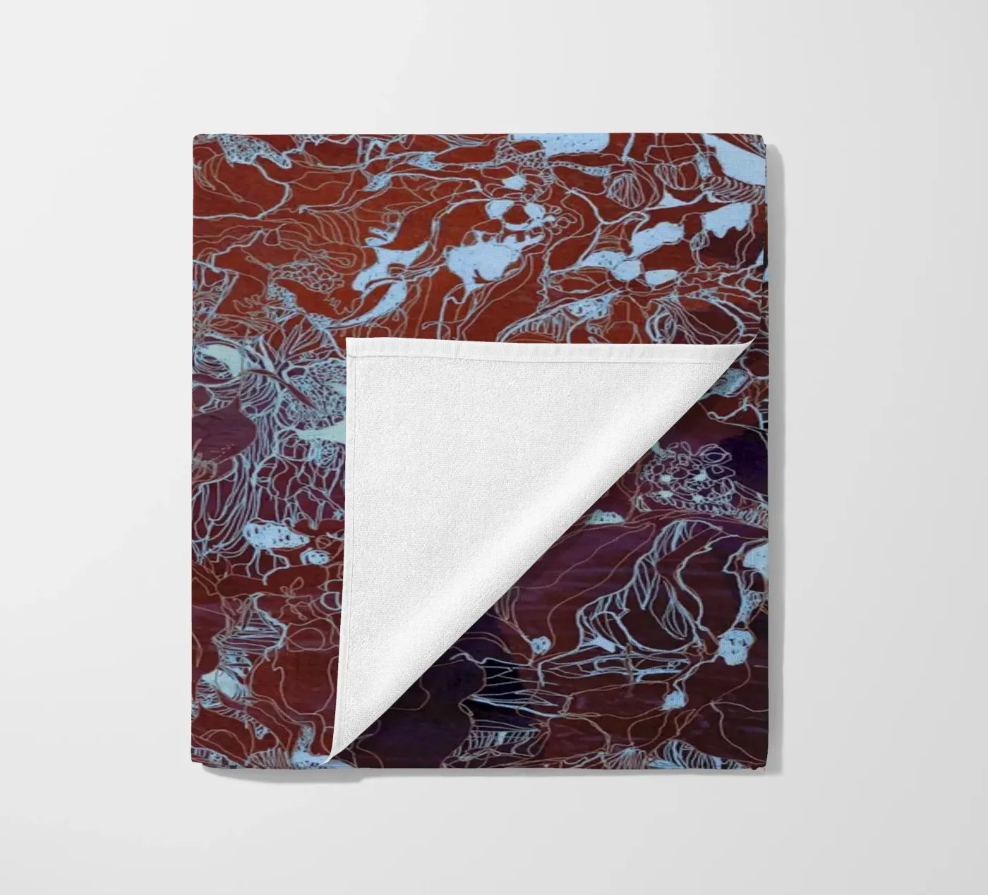 la mia riflessione sulla foresta2 telo mare da Giulio Iurissevich