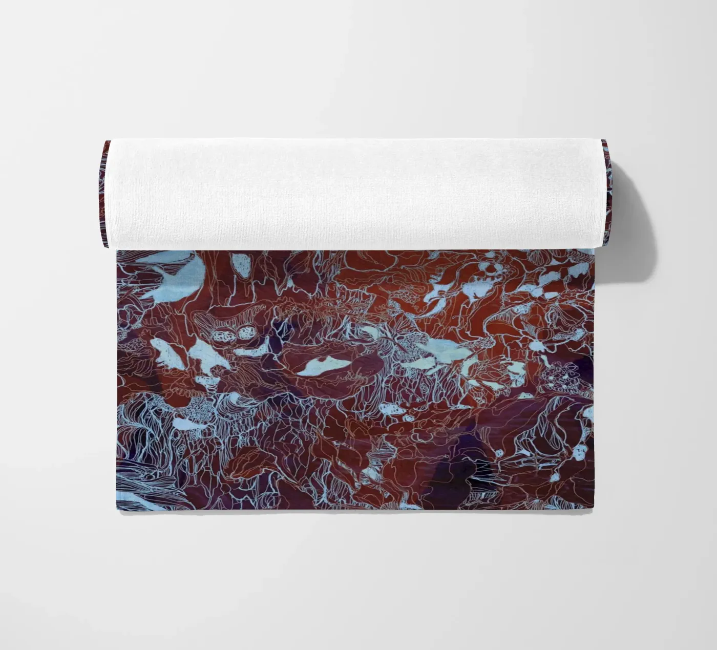 la mia riflessione sulla foresta2 telo mare da Giulio Iurissevich