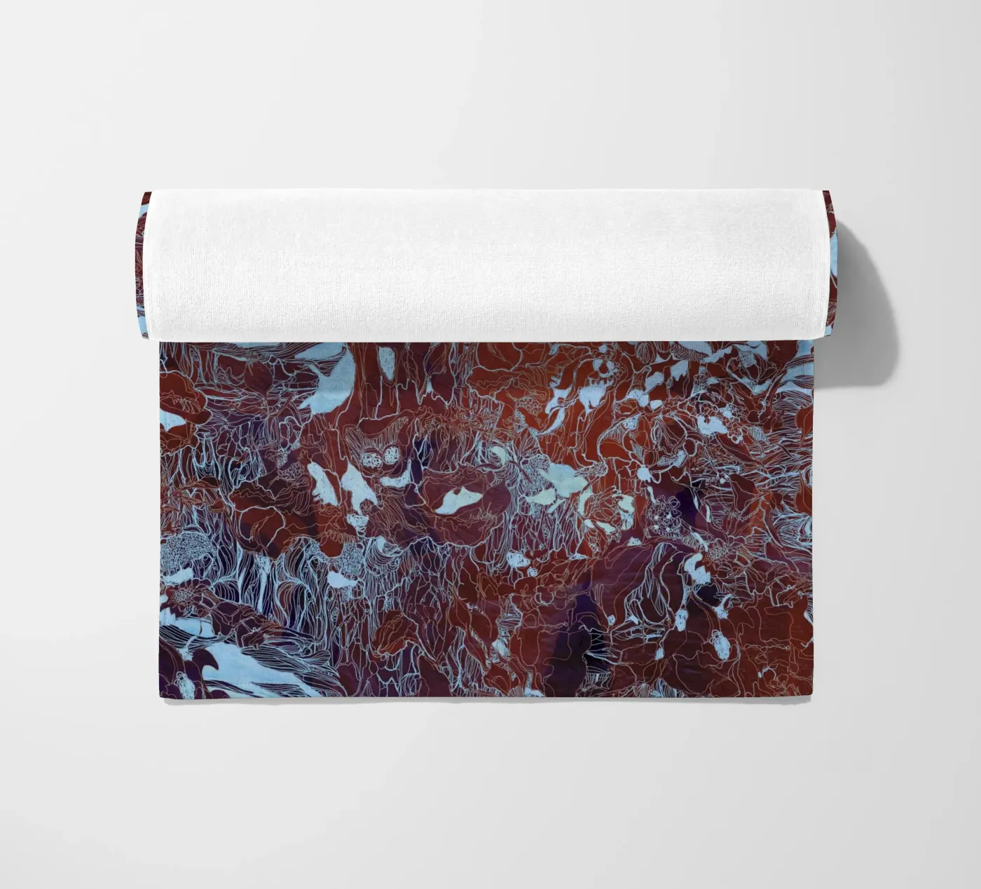 la mia riflessione sulla foresta2 telo mare da Giulio Iurissevich