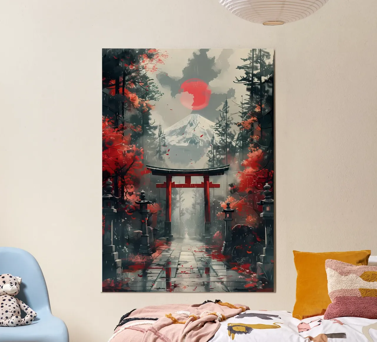 Japanisches Torii-Tor Alu-Dibond von Ginnery