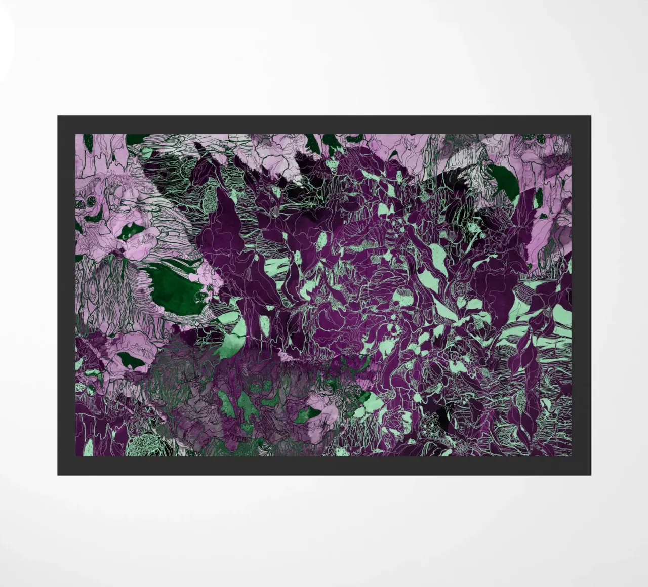 my forest reflection3 doormat by Giulio Iurissevich