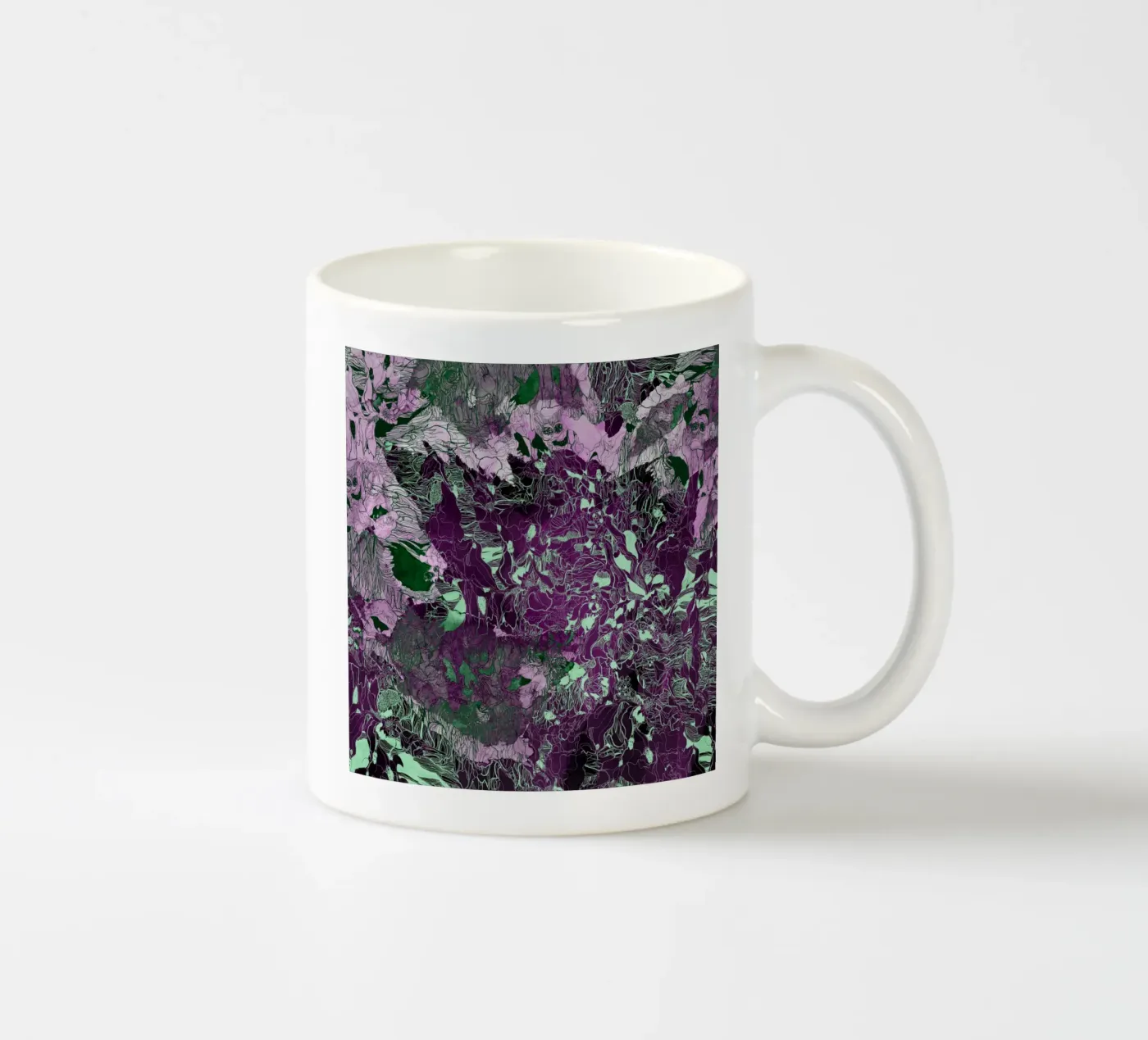 my forest reflection3 ceramic mug by Giulio Iurissevich