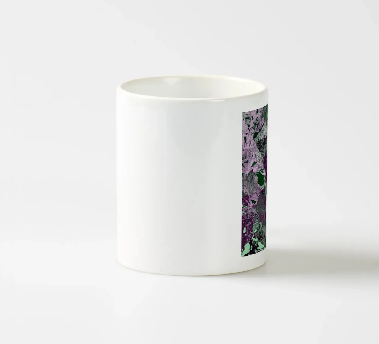 la mia riflessione sulla foresta3 tazza in ceramica da Giulio Iurissevich