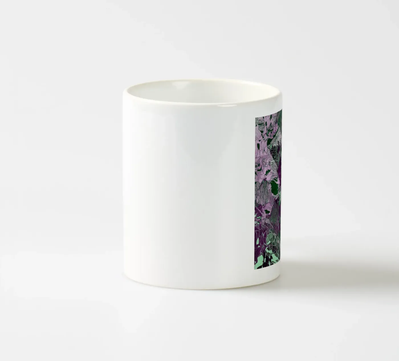 my forest reflection3 ceramic mug by Giulio Iurissevich