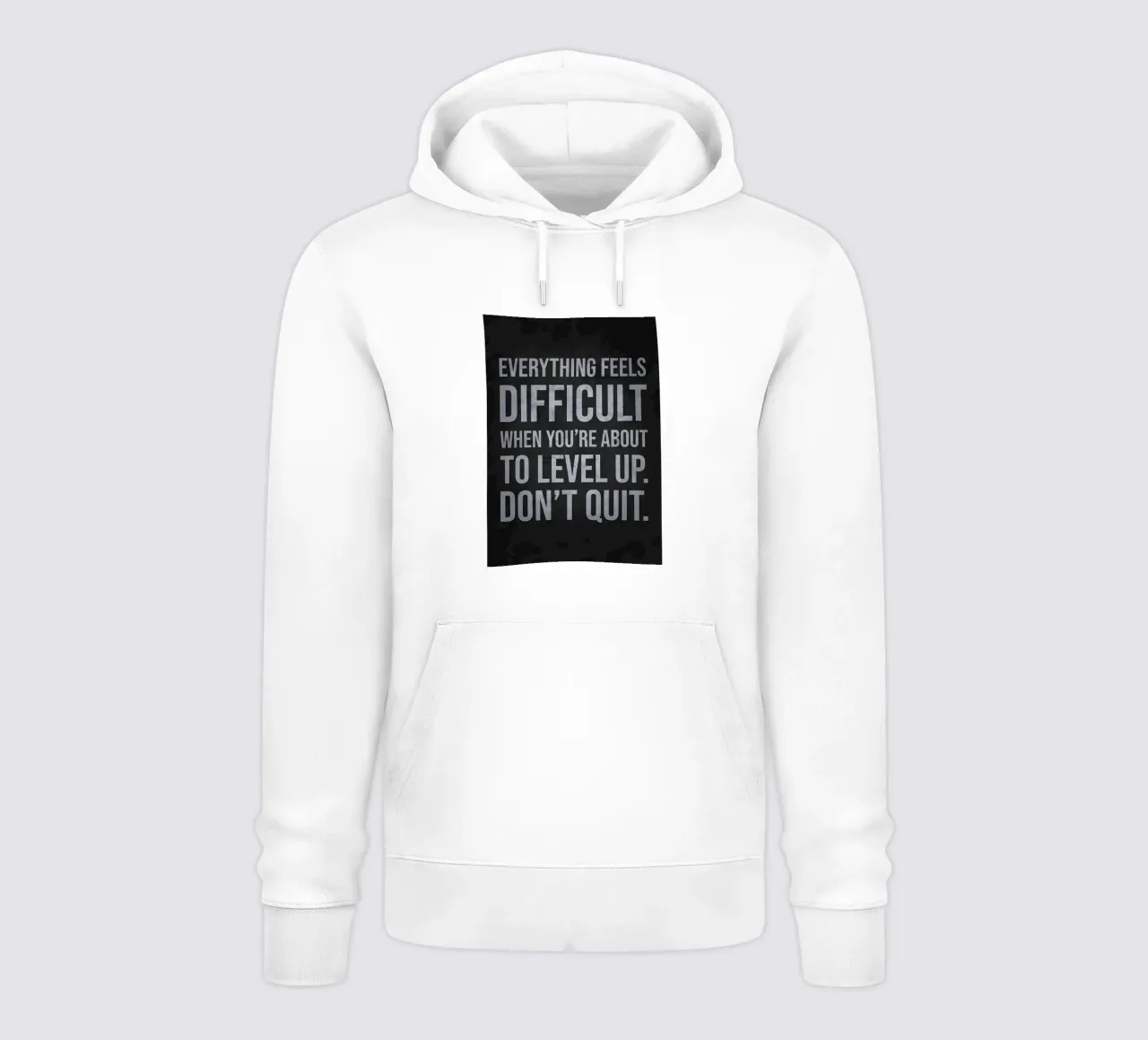 Motivazione per il Level Up Hustle felpa con cappuccio da Delaplane