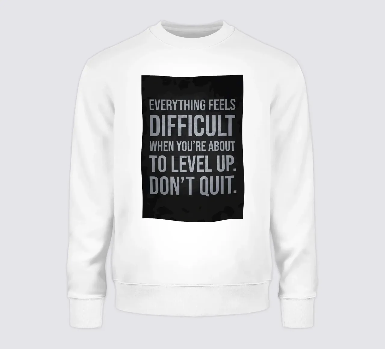Level Up Hustle Motivación sudadera de Delaplane
