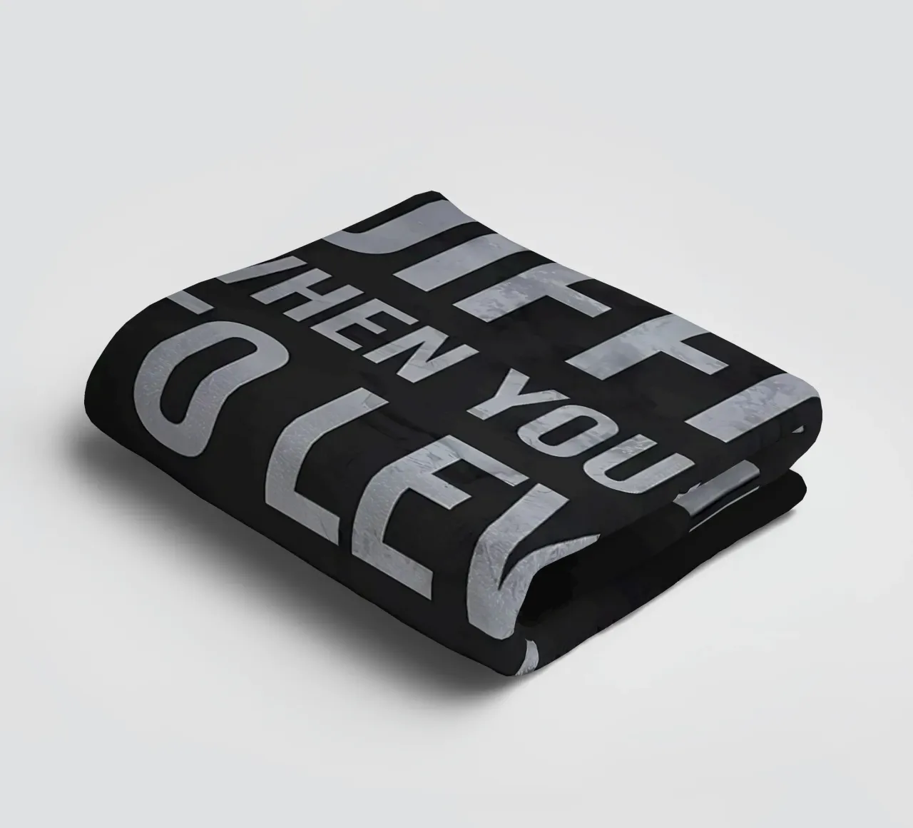 Level Up Hustle Motivation towel by Delaplane