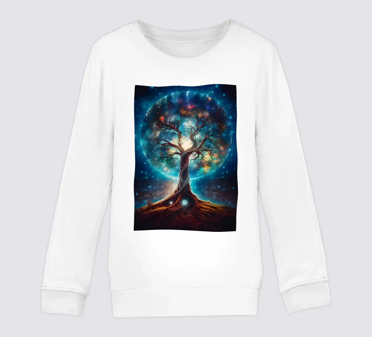 Albero cosmico della vita felpa bambino da Ginnery