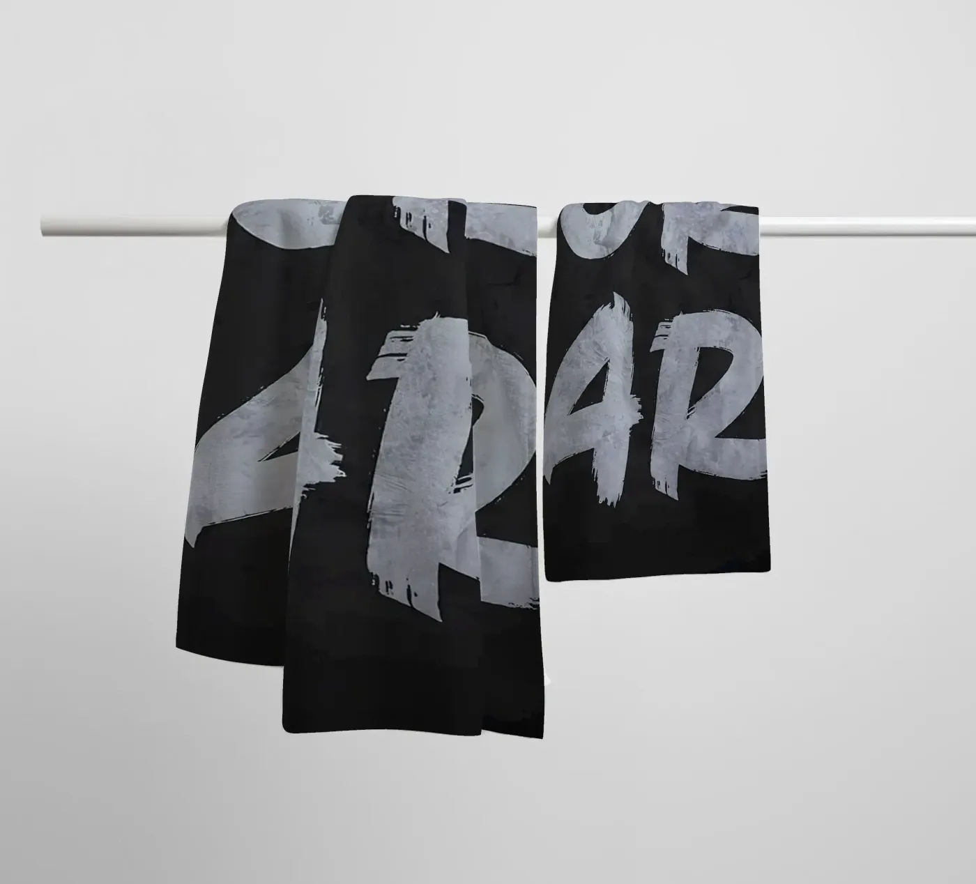 Work Hard towel by Delaplane