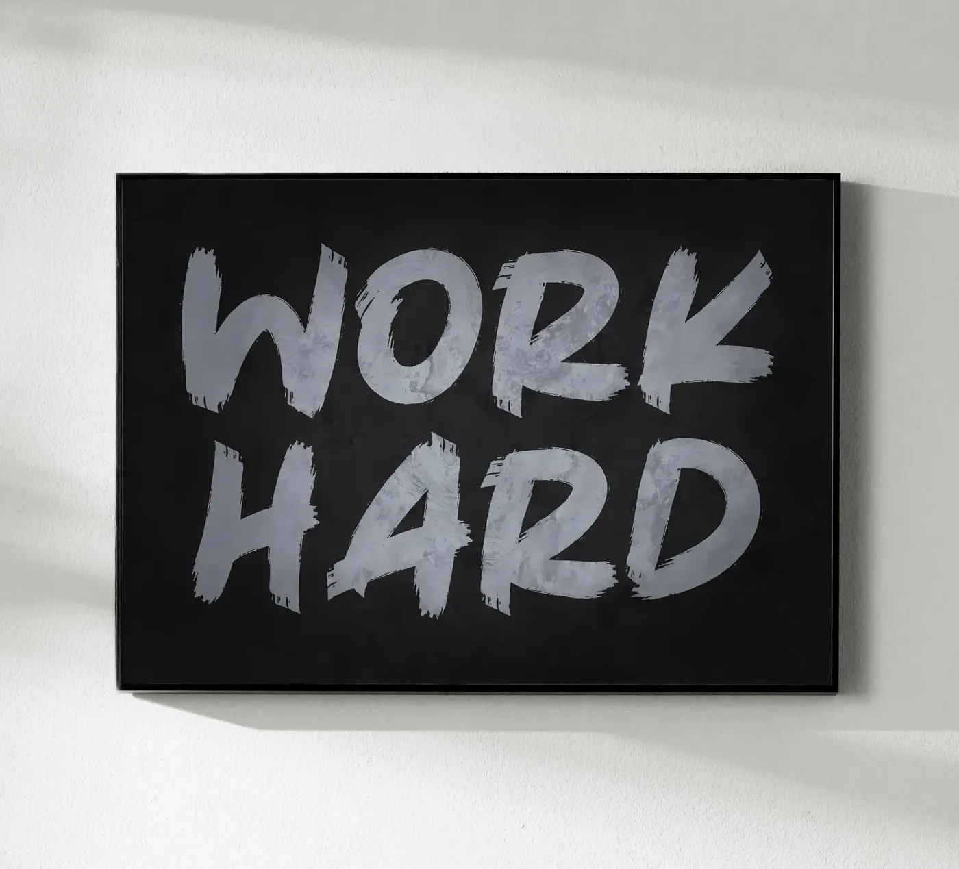 Work Hard plexiglass da Delaplane