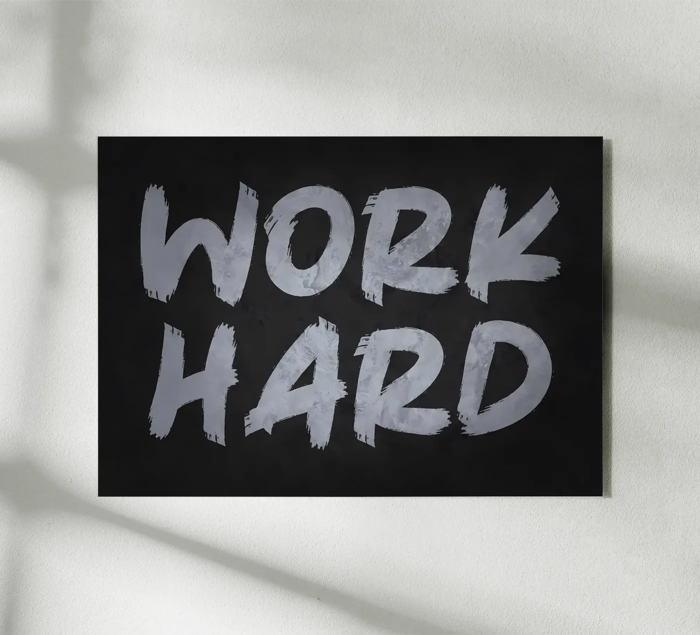 Work Hard plexiglass da Delaplane