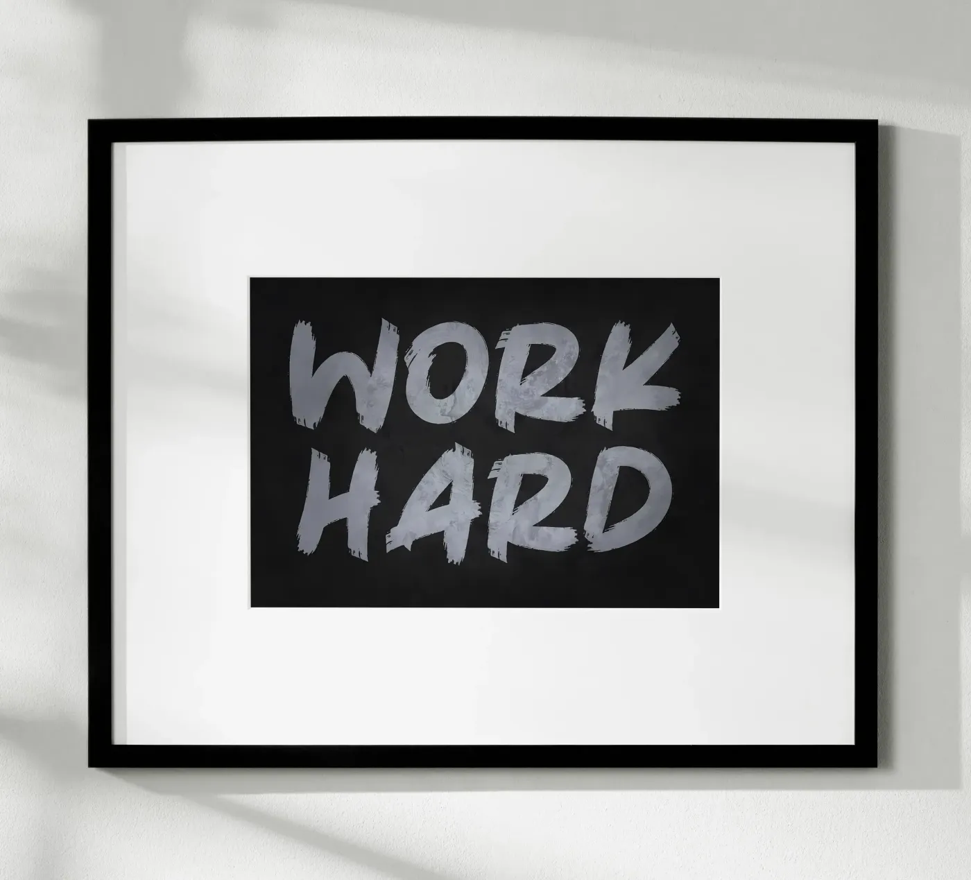 Work Hard poster by Delaplane