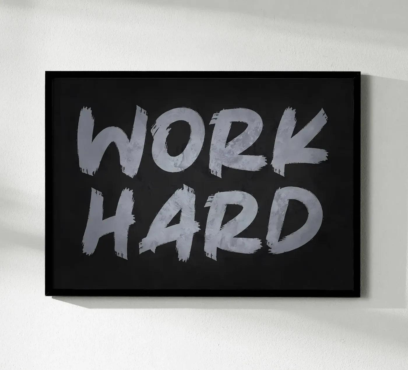 Work Hard poster by Delaplane