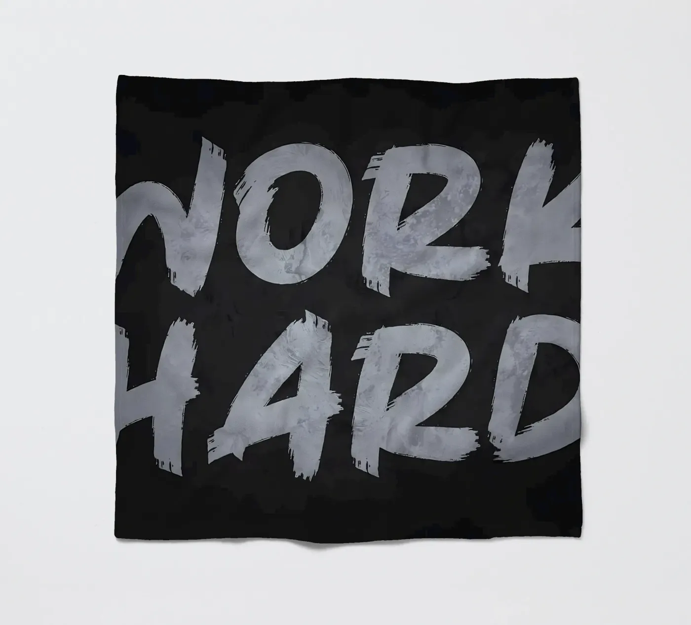 Work Hard fleece blanket by Delaplane