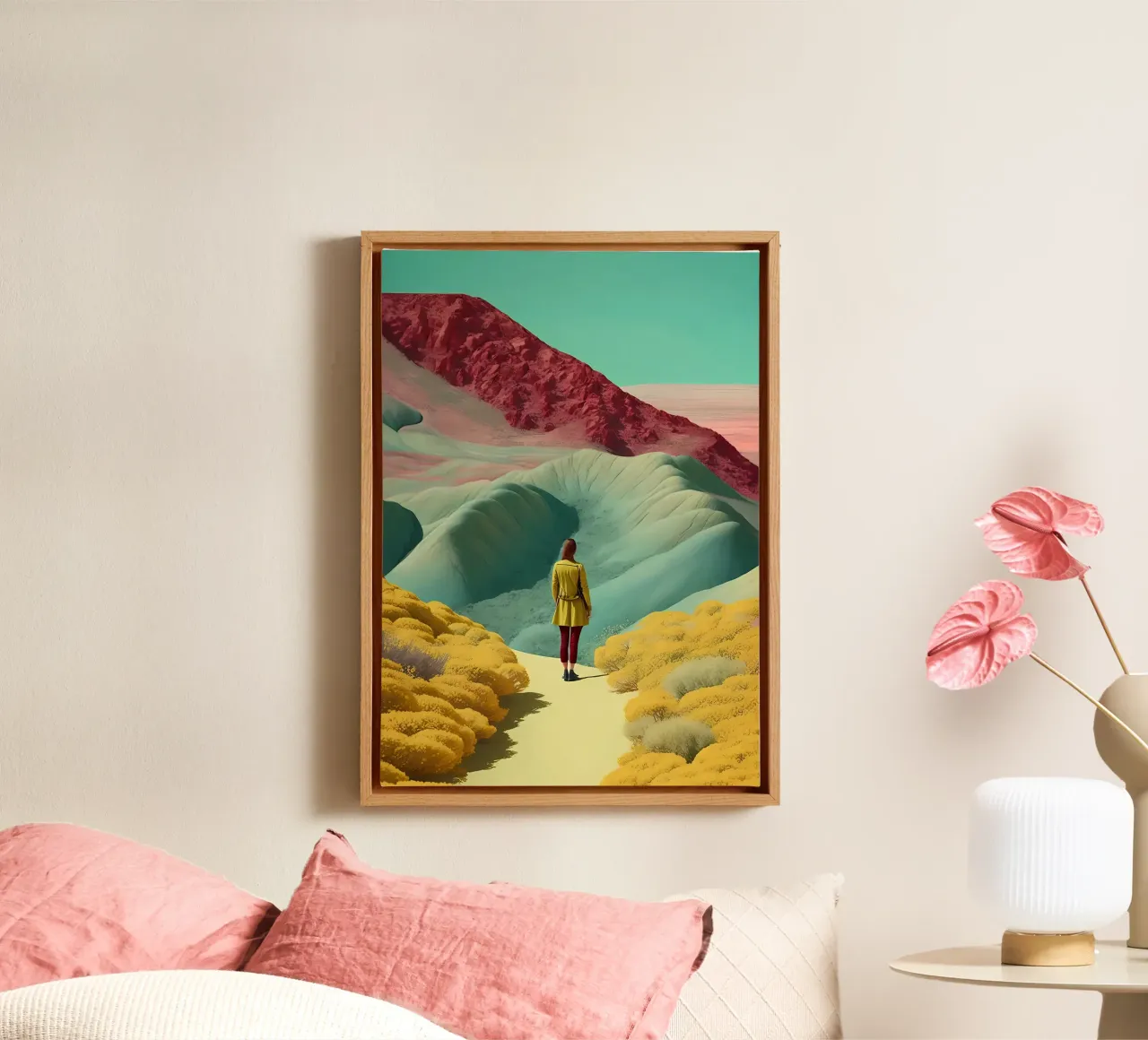 Colorful Fantasy Landscape canvas by Mikesell
