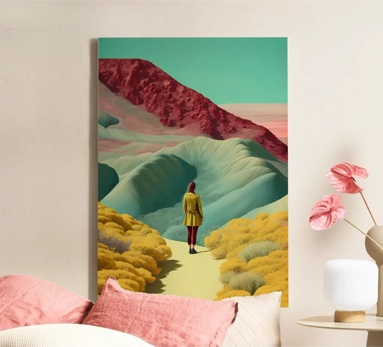 Colorful Fantasy Landscape canvas by Mikesell