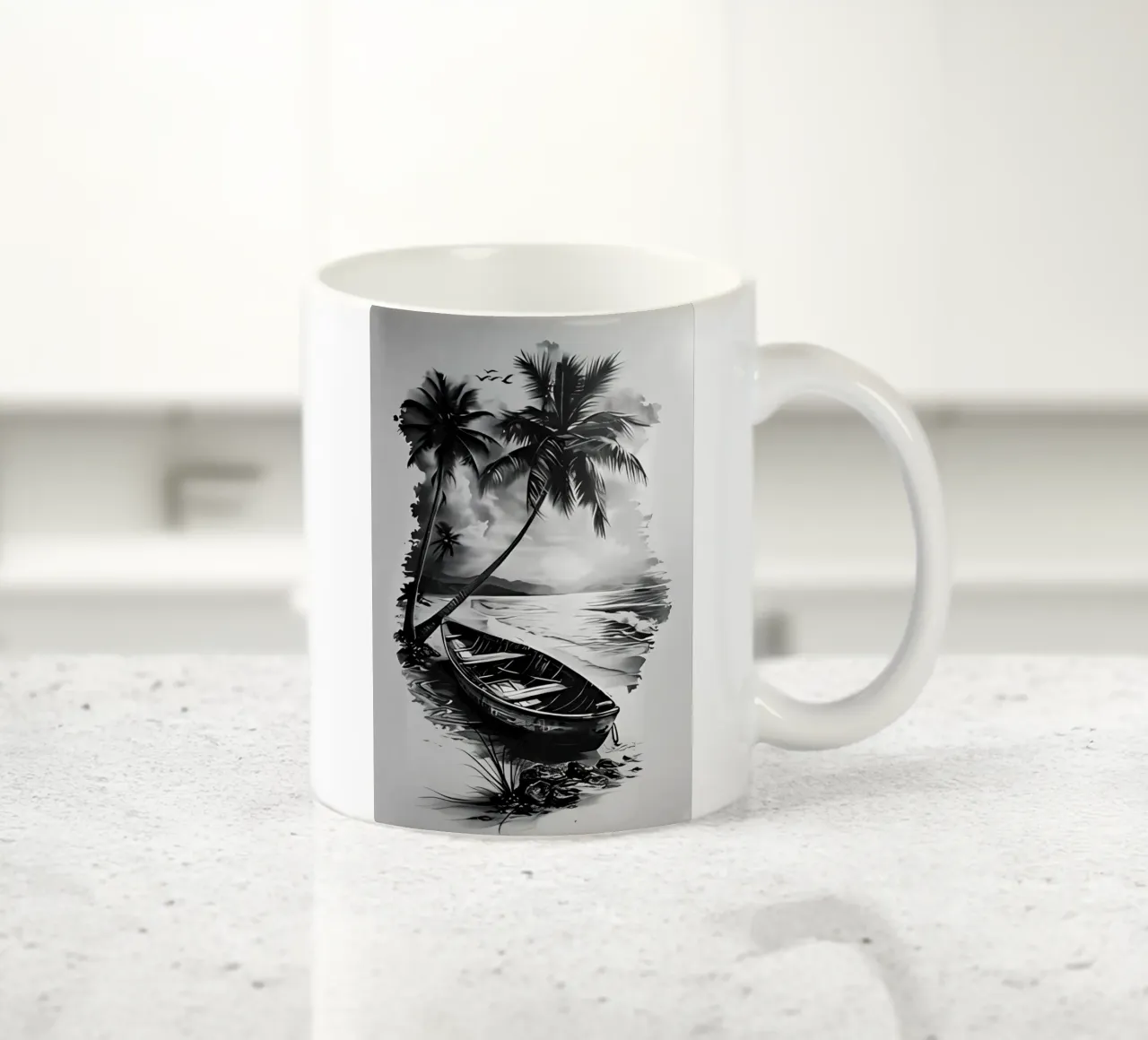 Poster minimalista 233 tazza in ceramica da Kadynce