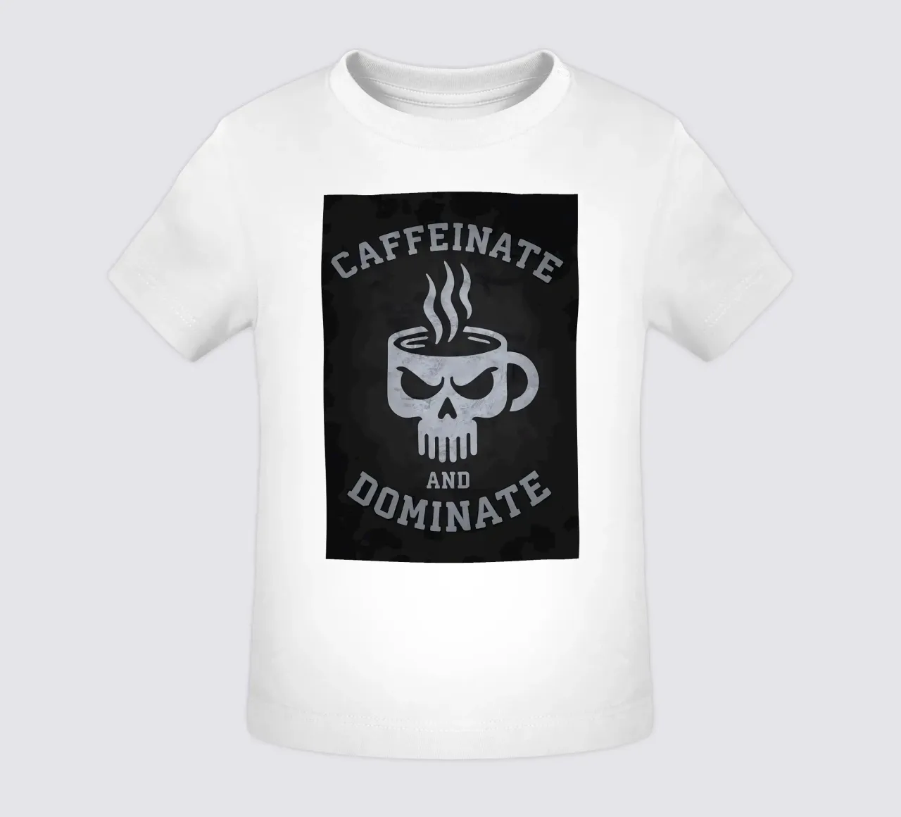 Caffeinare e dominare maglietta neonato da Delaplane