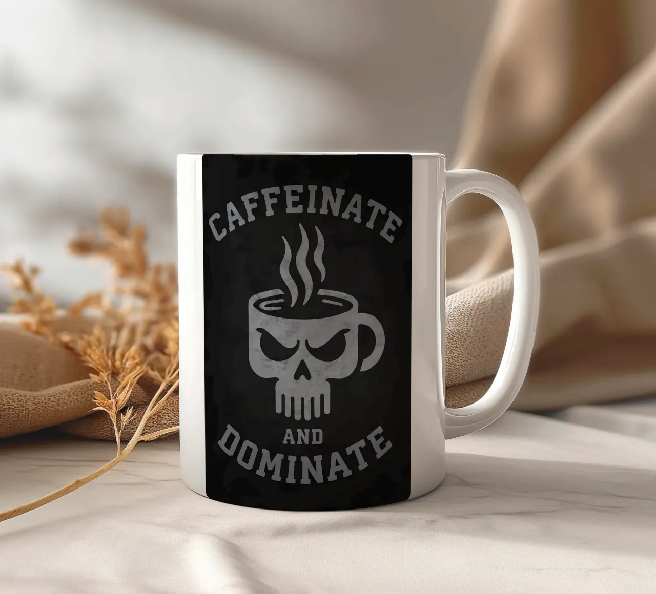 Caffeinare e dominare tazza in ceramica da Delaplane