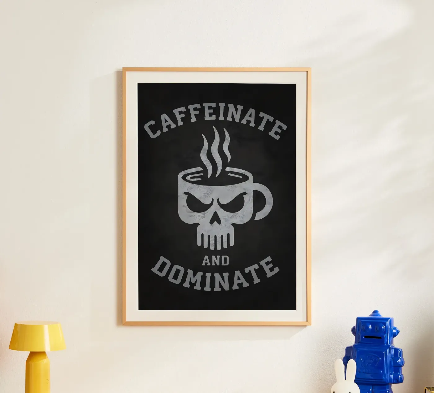 Caffeinare e dominare poster da Delaplane