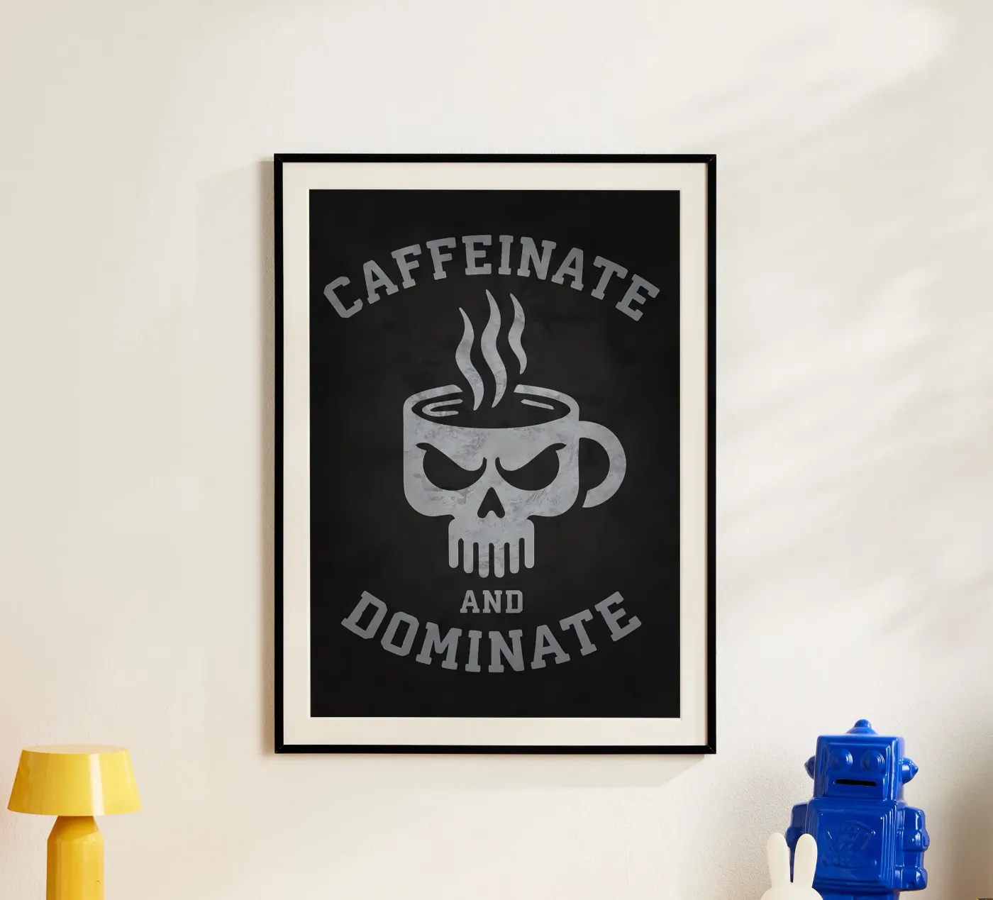 Caffeinare e dominare poster da Delaplane