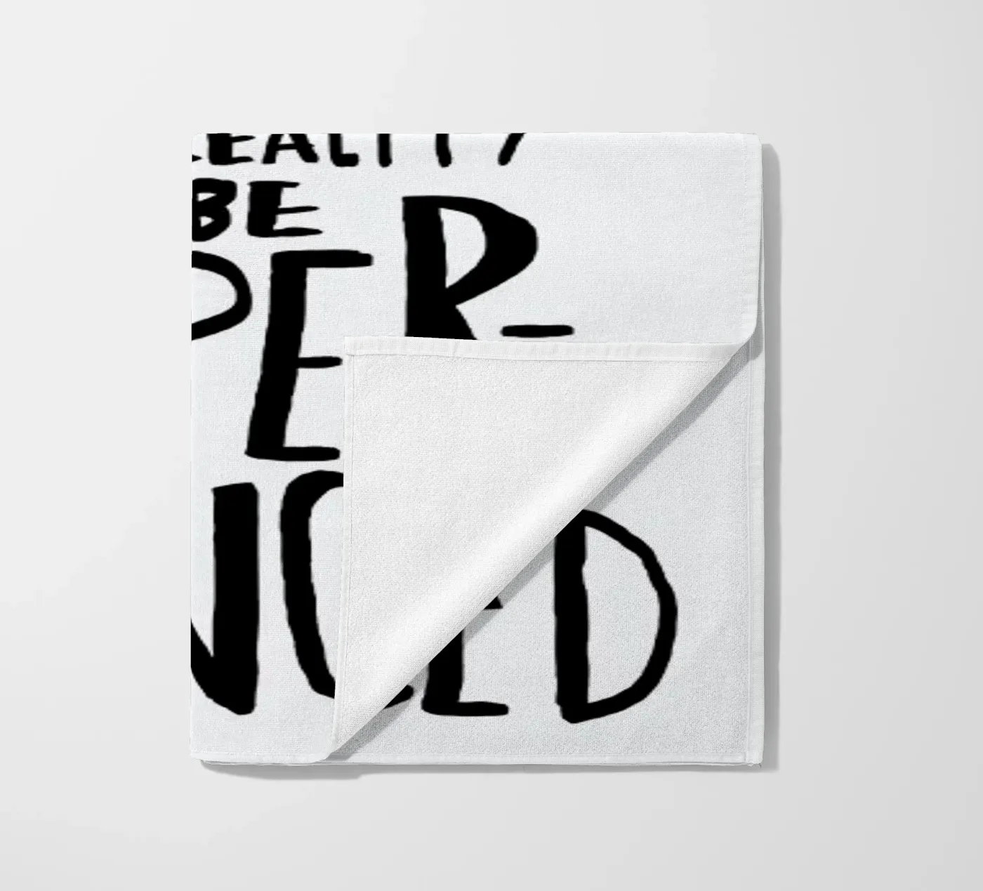 Life beach towel by Leah Flores