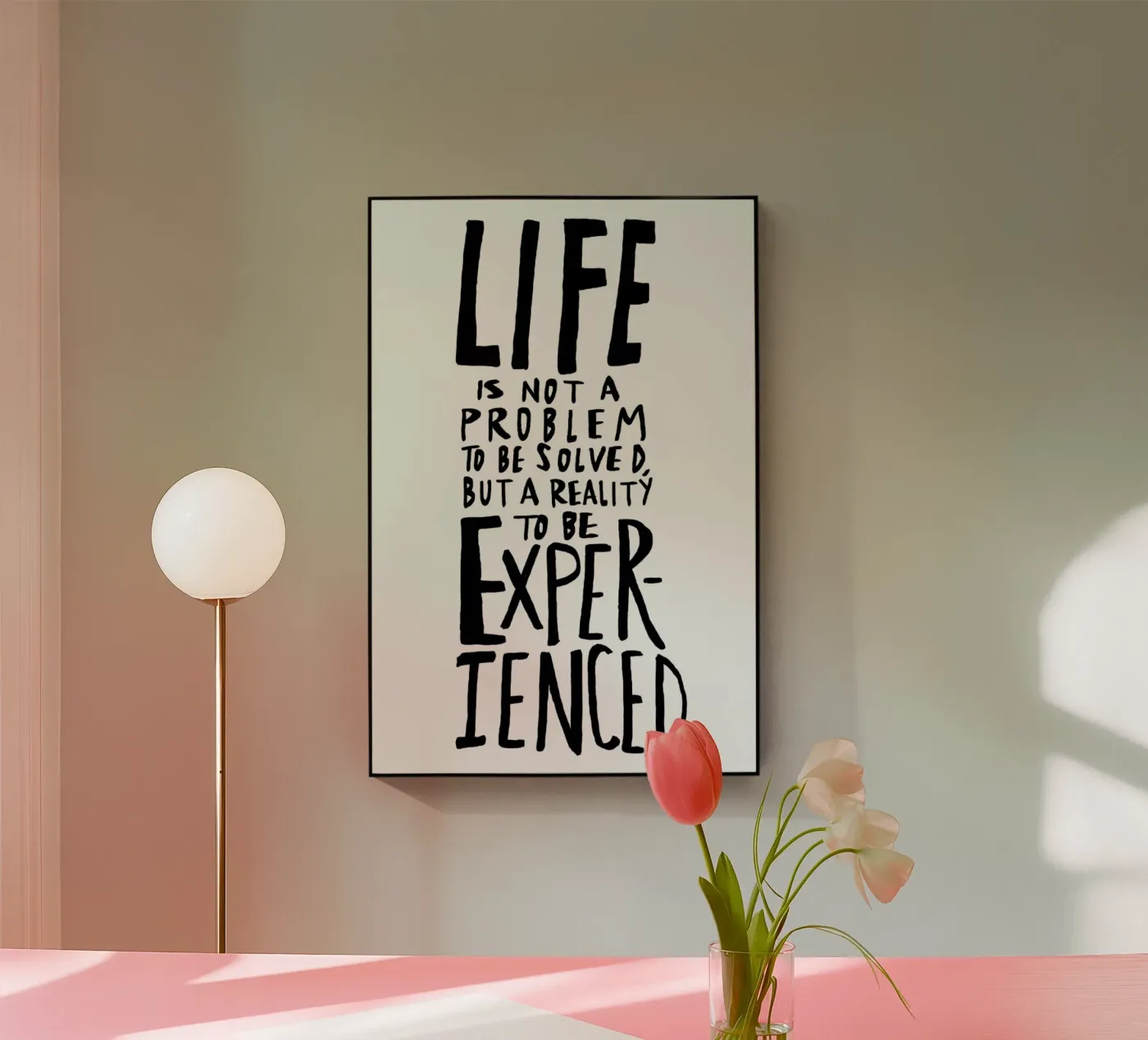 Life plexiglas de Leah Flores