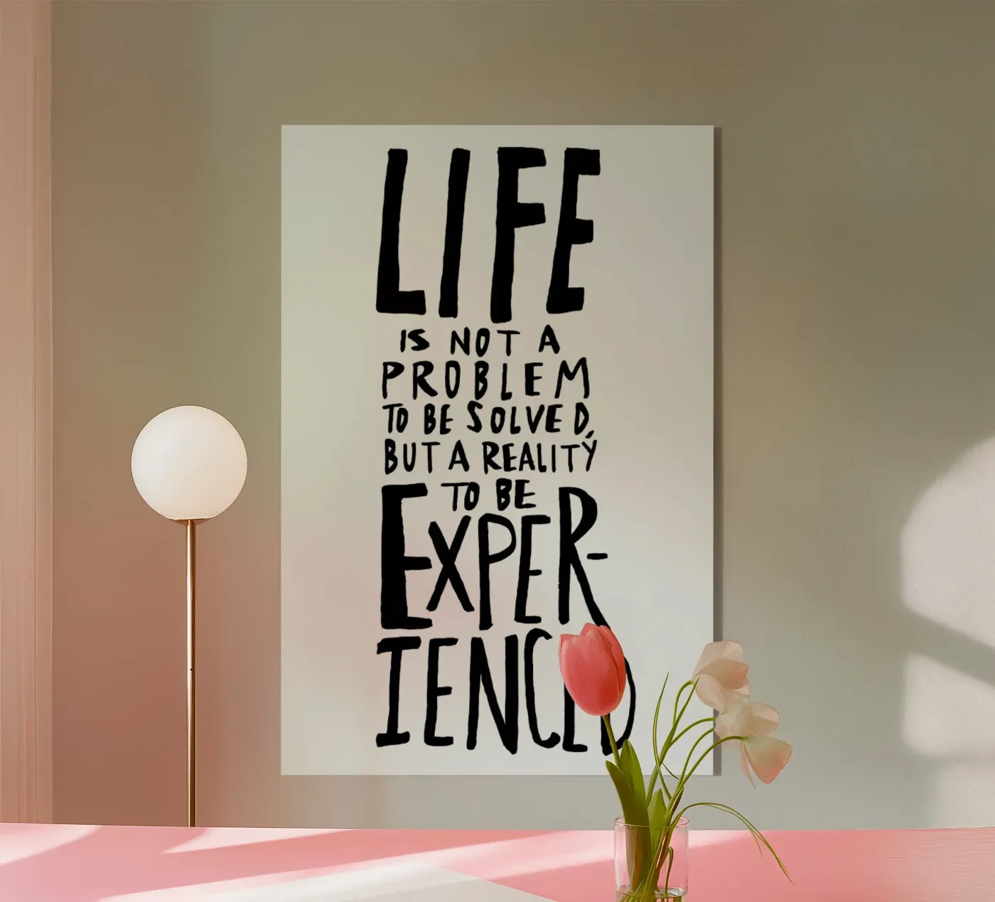 Life plexiglas de Leah Flores