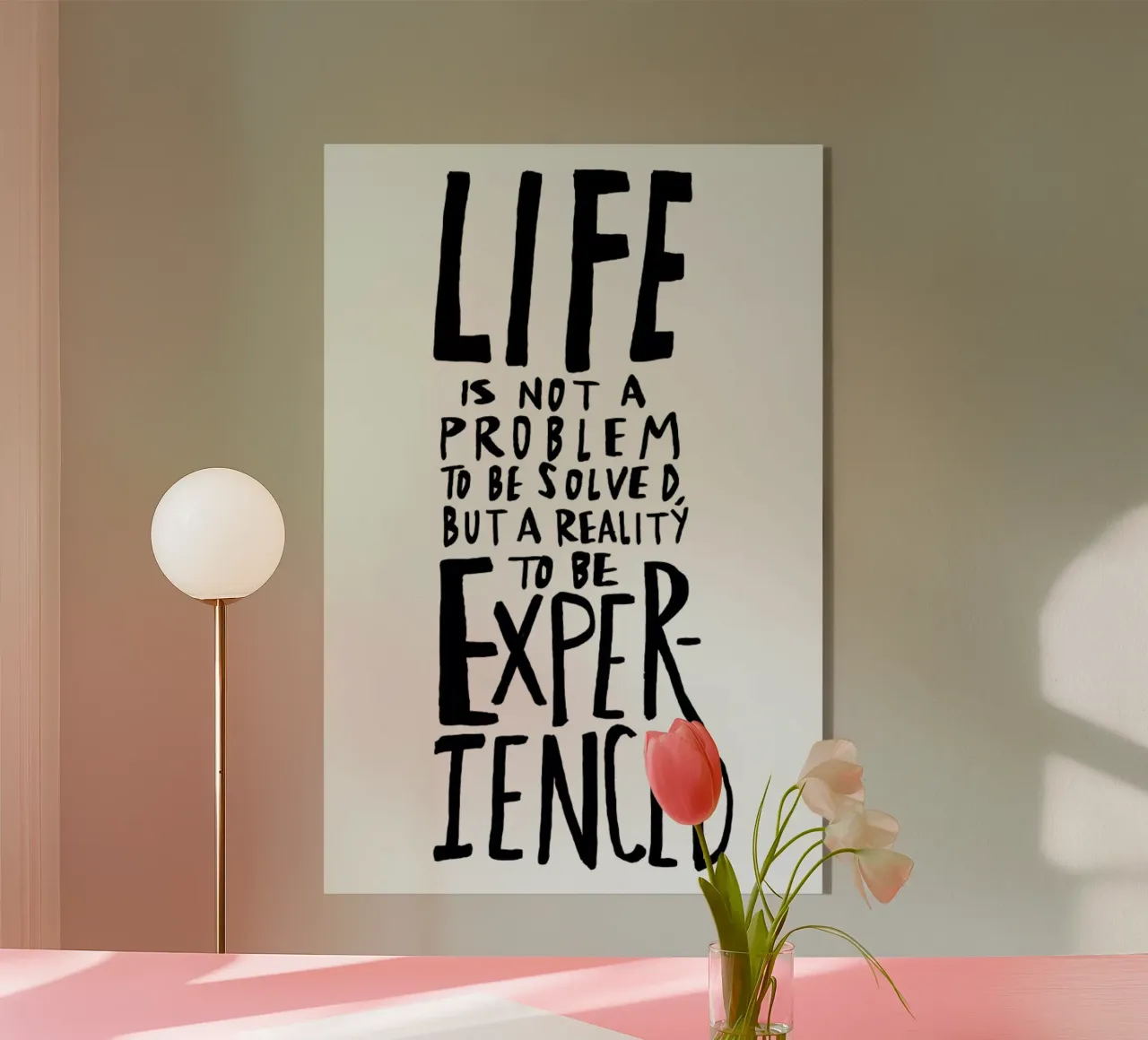 Life acrylic glass by Leah Flores