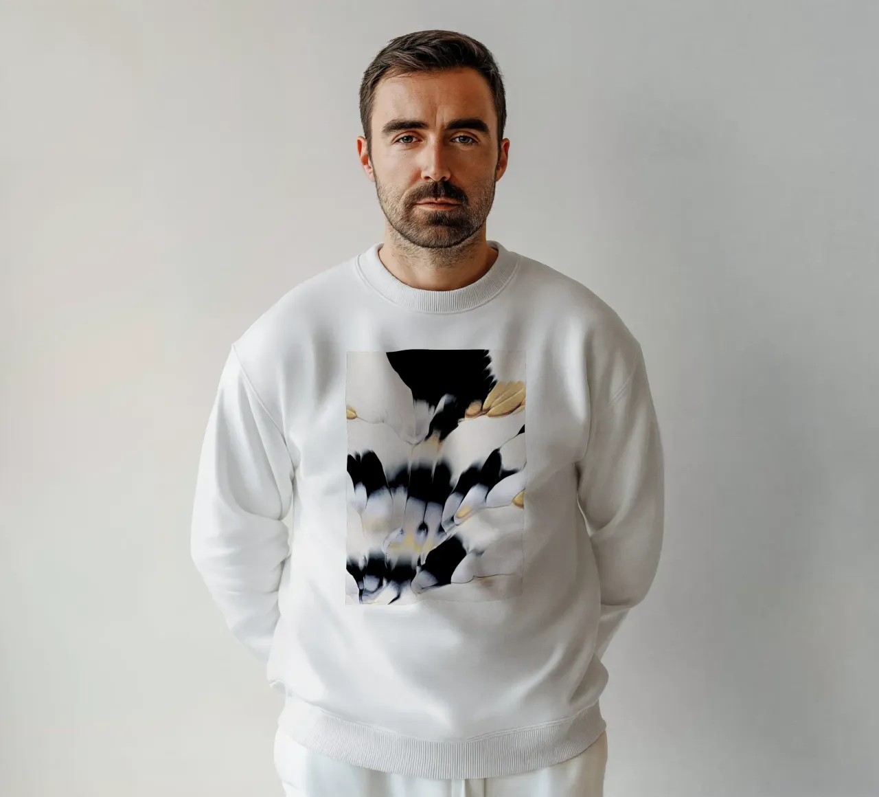 Abstract Flow 1 sweatshirt van Elisabeth Fredriksson