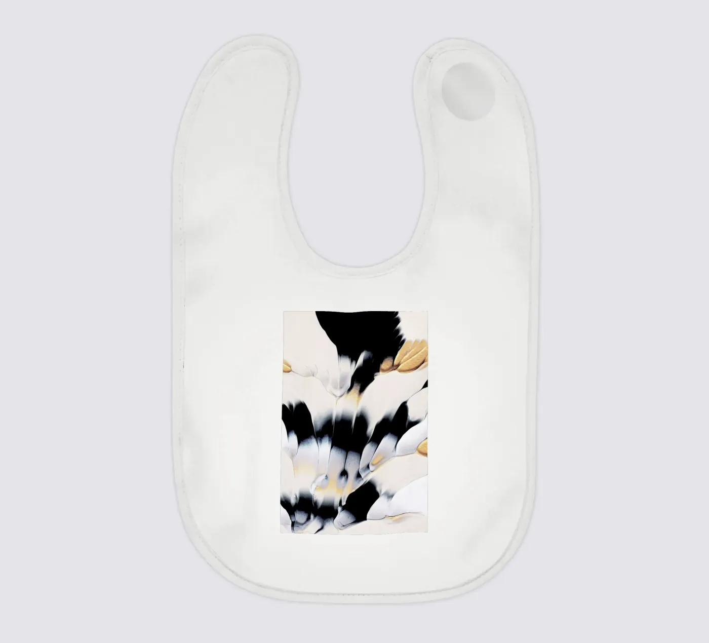 Abstract Flow 1 Babylätzchen von Elisabeth Fredriksson