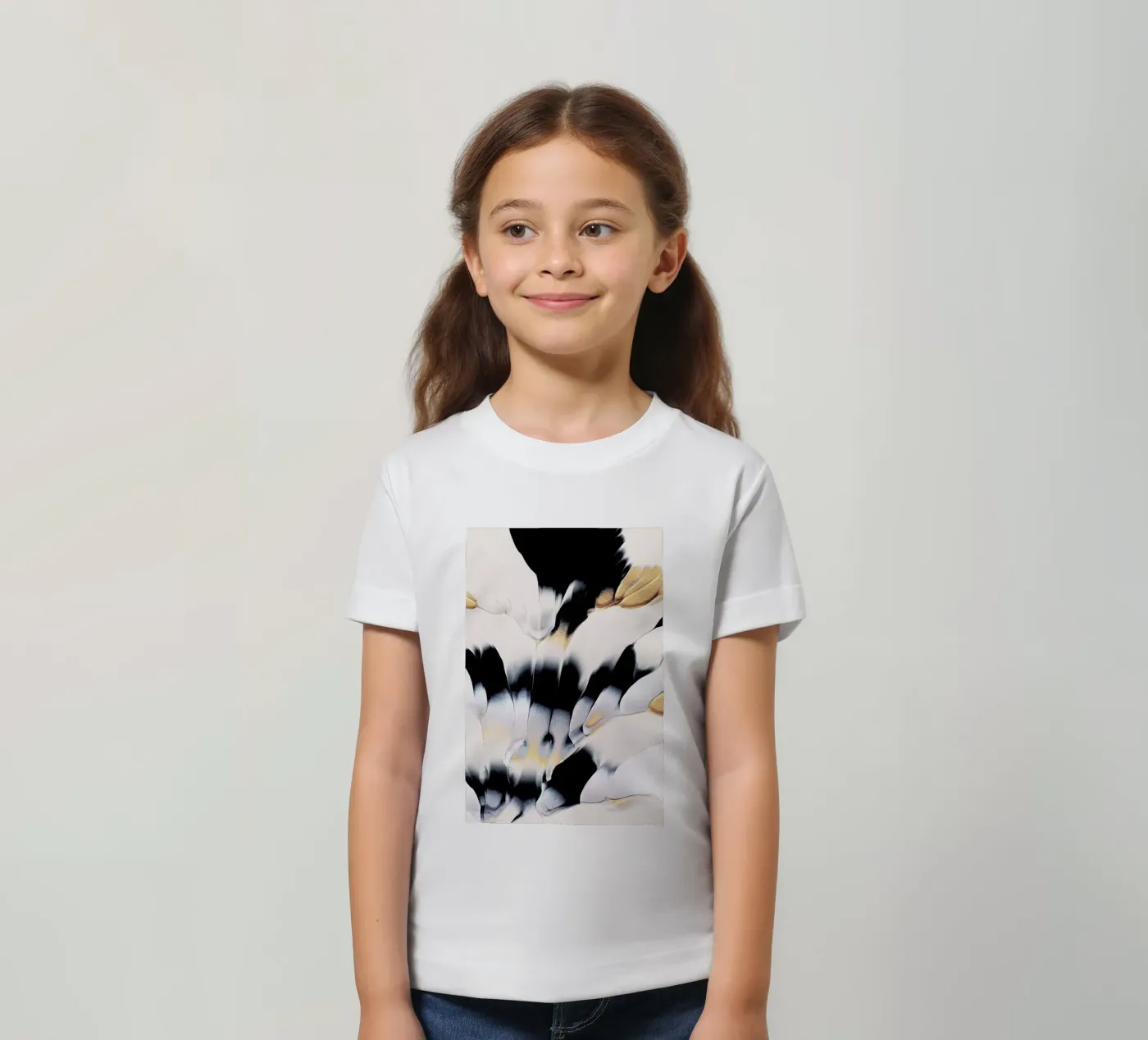 Abstract Flow 1 t-shirt bambini da Elisabeth Fredriksson