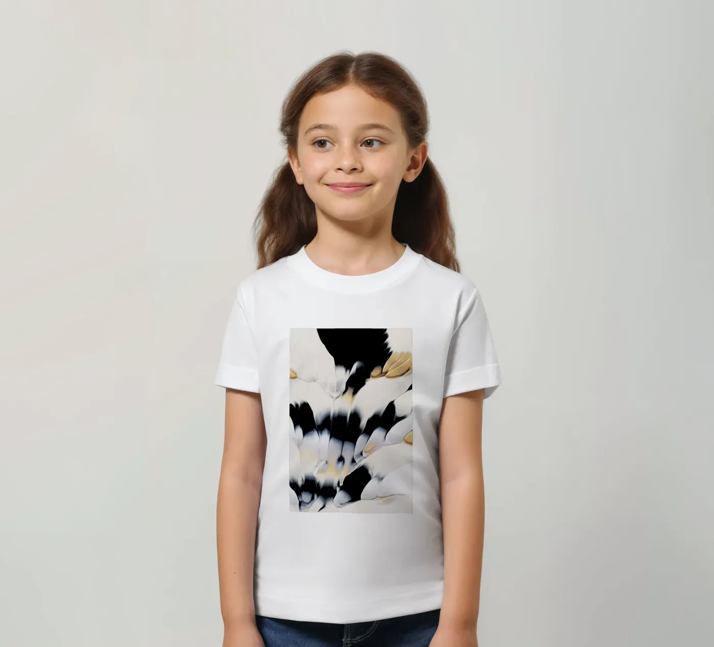 Abstract Flow 1 t-shirt bambini da Elisabeth Fredriksson