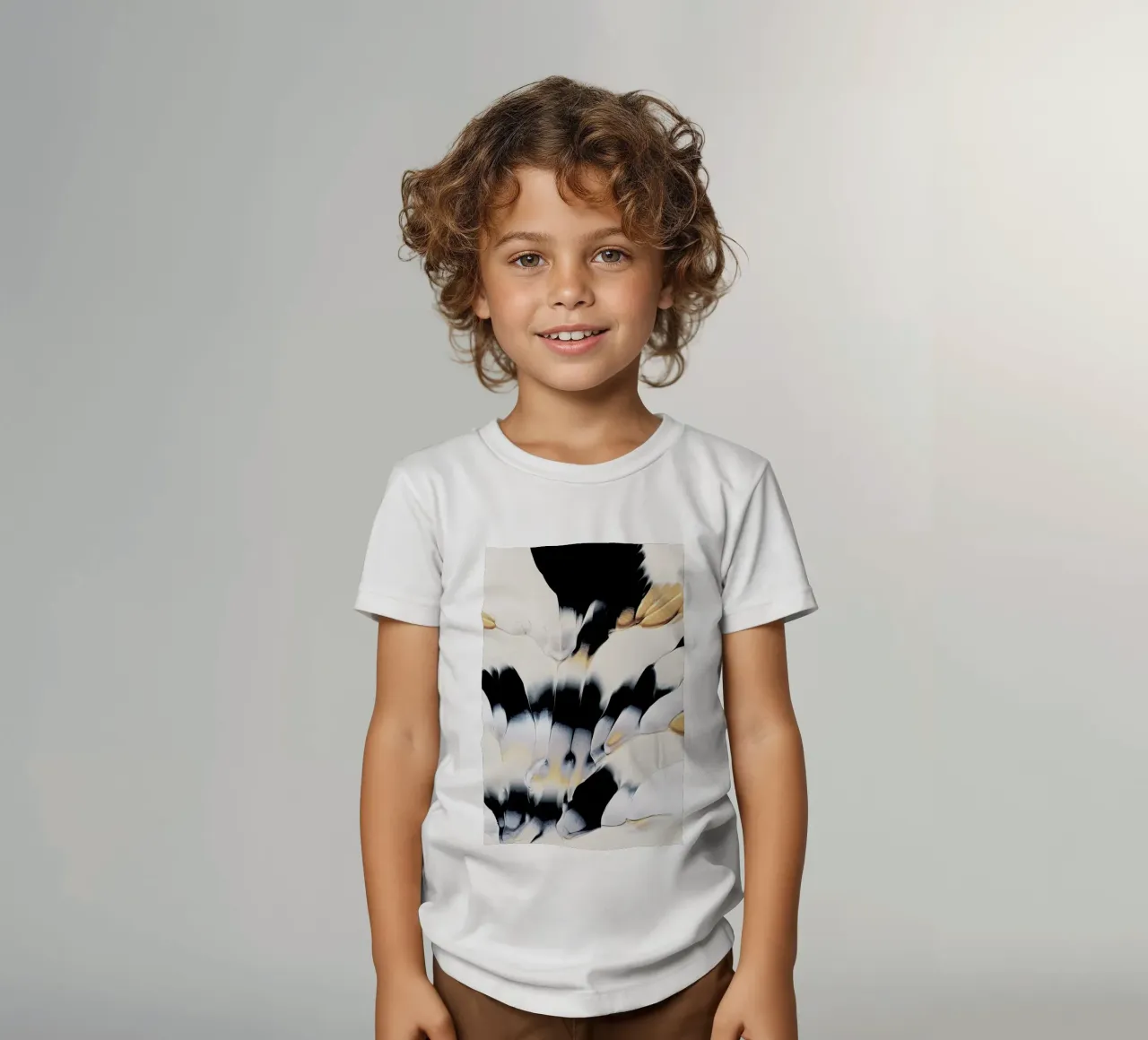 Abstract Flow 1 t-shirt bambini da Elisabeth Fredriksson
