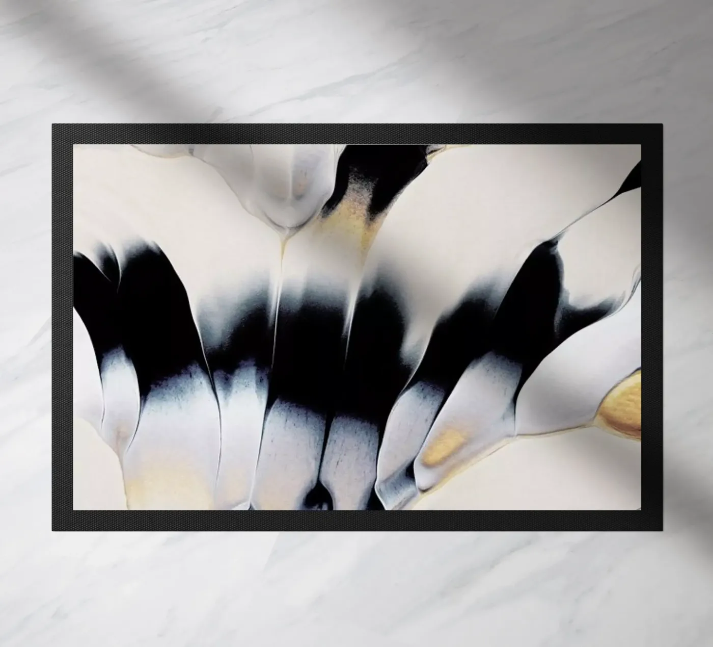 Abstract Flow 1 deurmat van Elisabeth Fredriksson