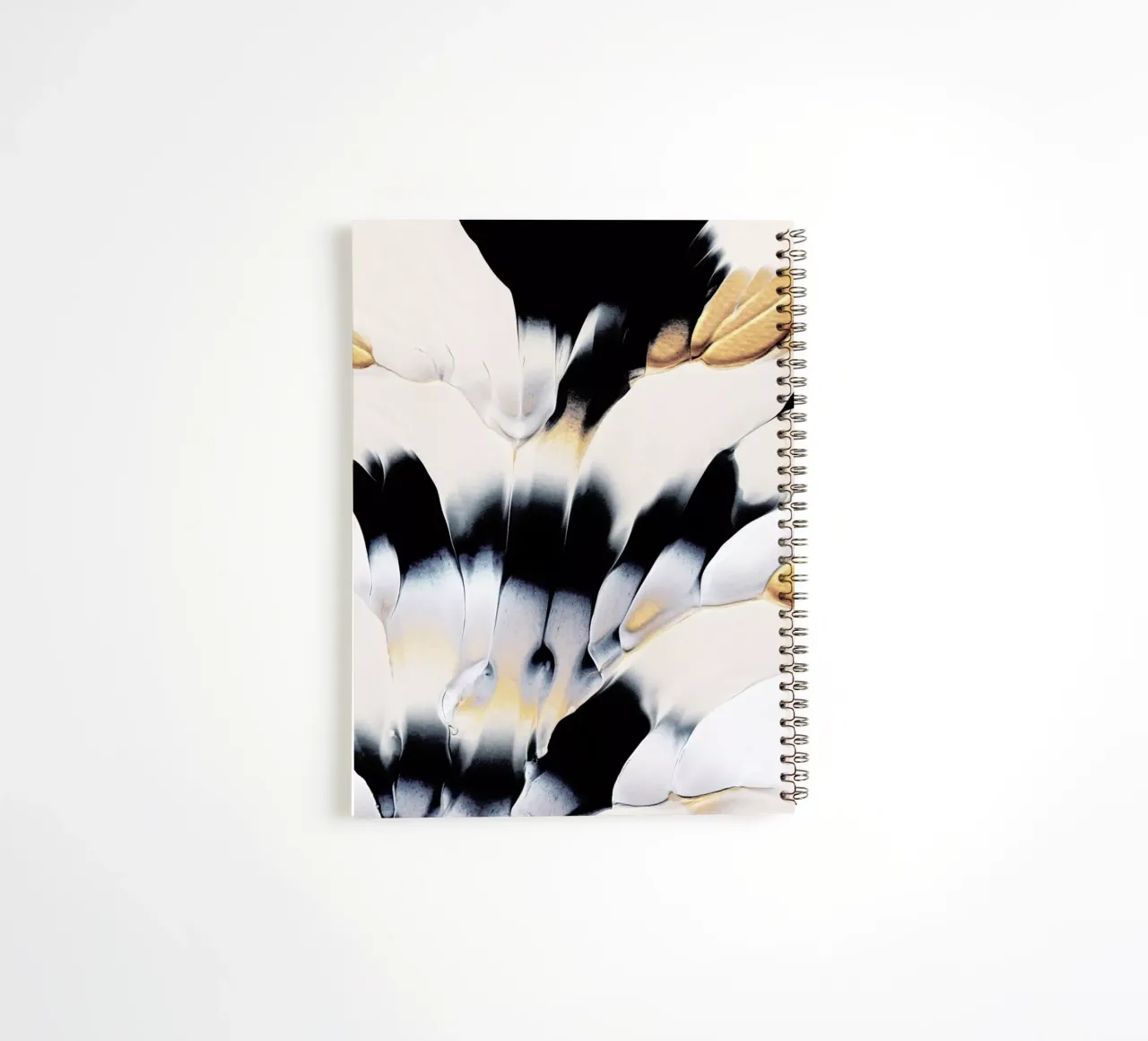 Abstract Flow 1 spiral notebook by Elisabeth Fredriksson