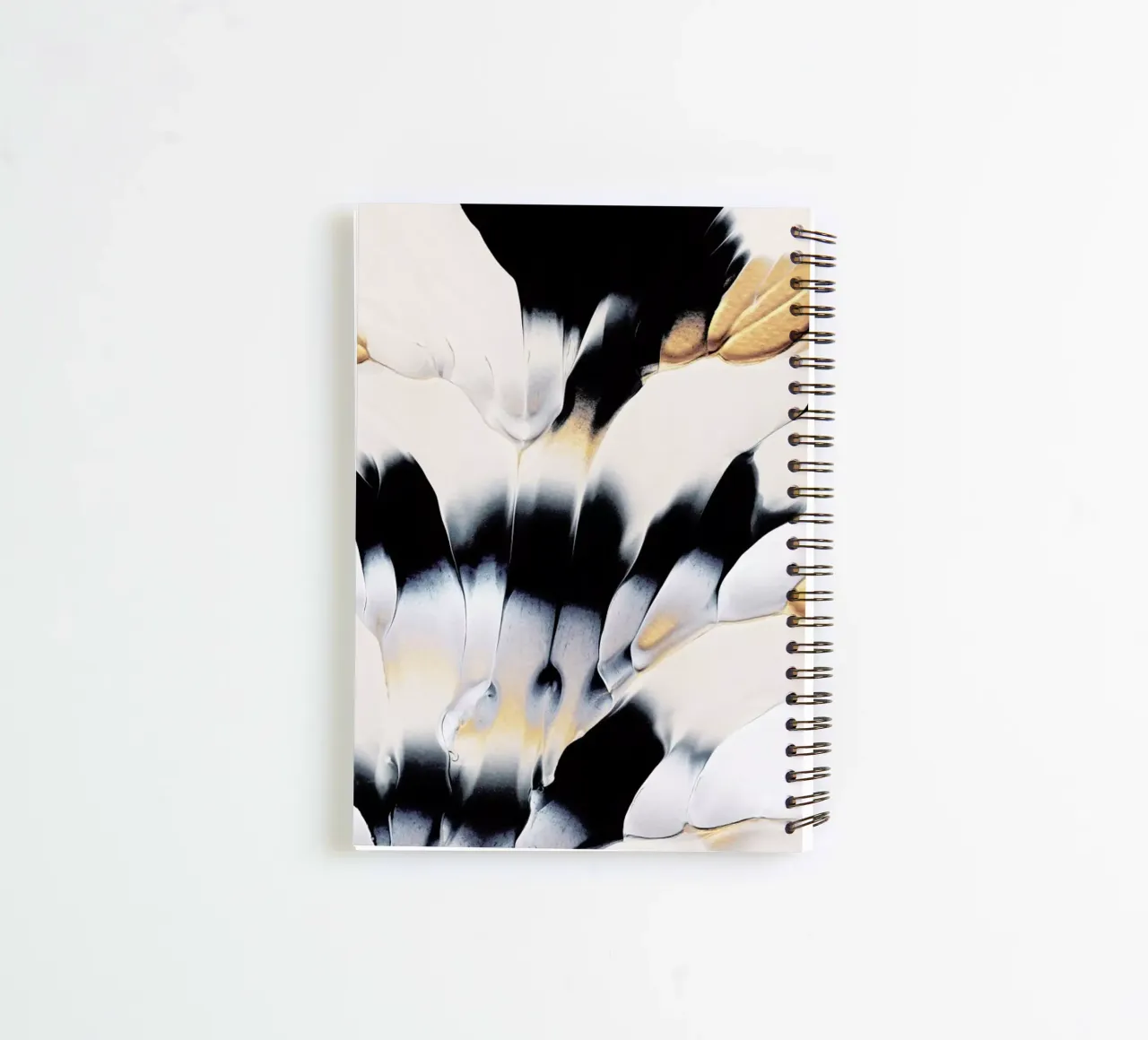Abstract Flow 1 spiral notebook by Elisabeth Fredriksson