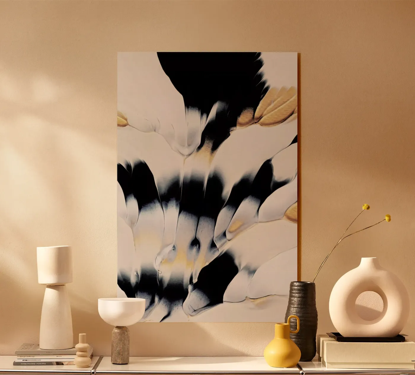 Abstract Flow 1 plexiglass da Elisabeth Fredriksson