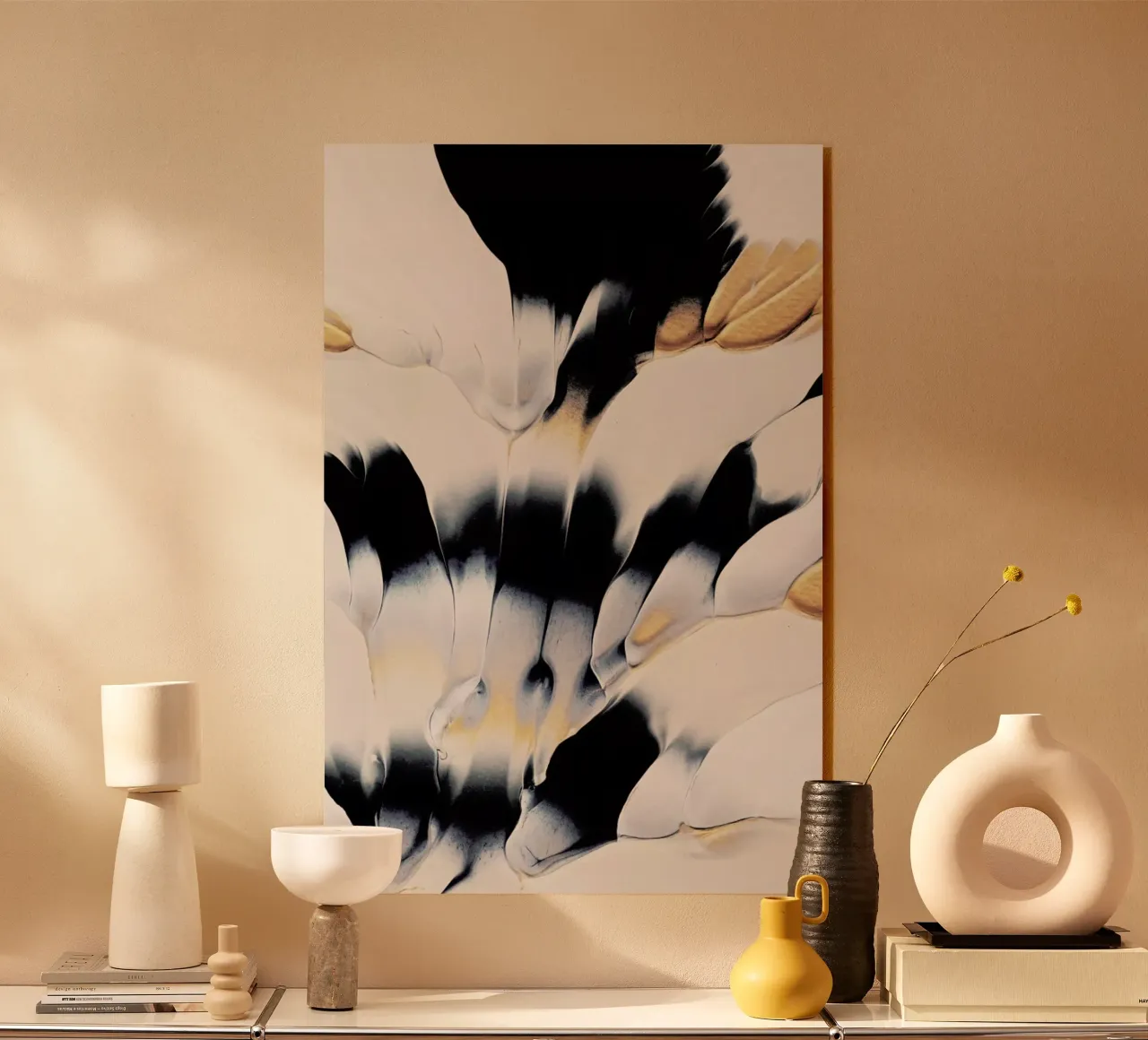 Abstract Flow 1 plexiglass da Elisabeth Fredriksson