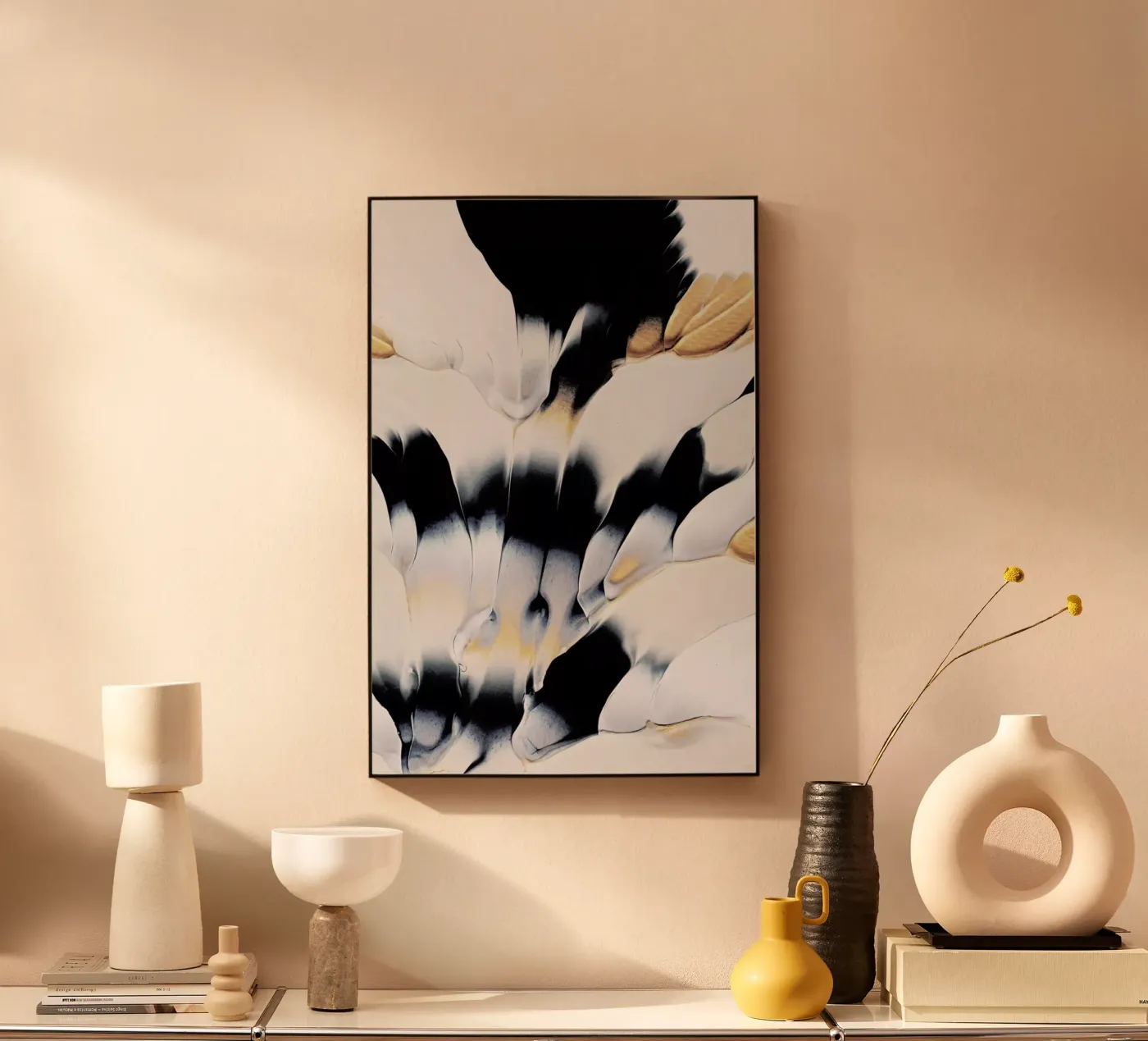 Abstract Flow 1 forex plate by Elisabeth Fredriksson