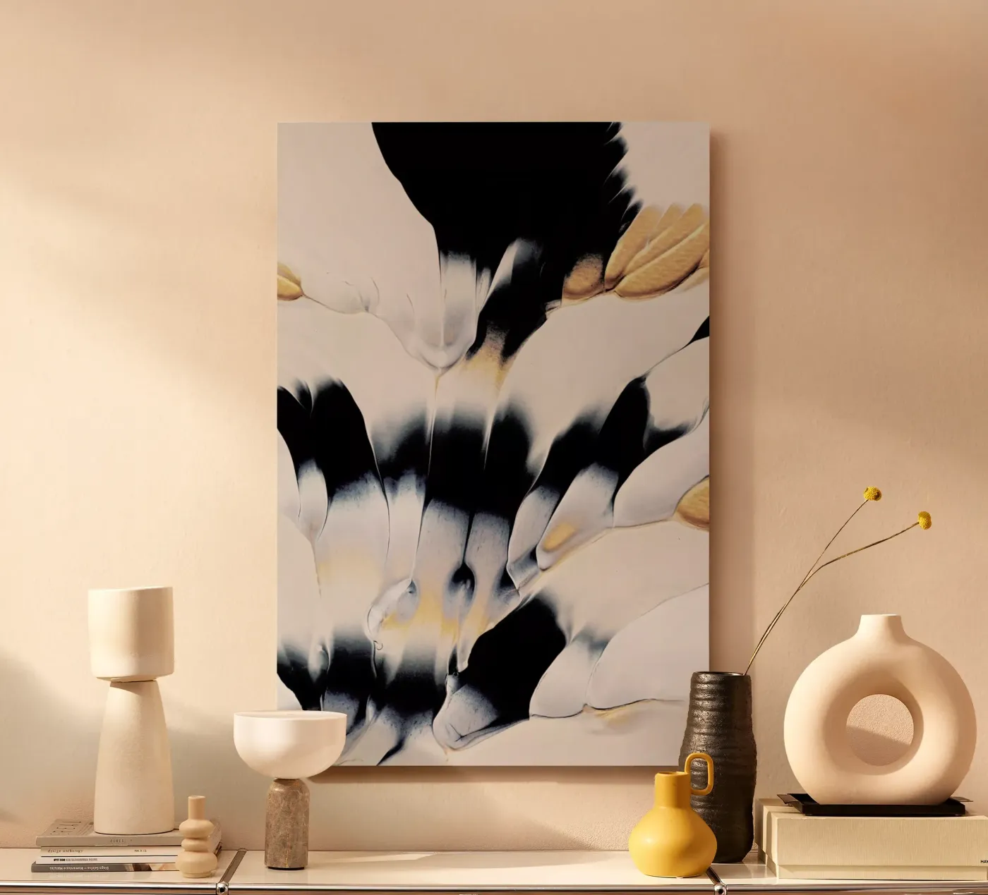 Abstract Flow 1 forex plate by Elisabeth Fredriksson