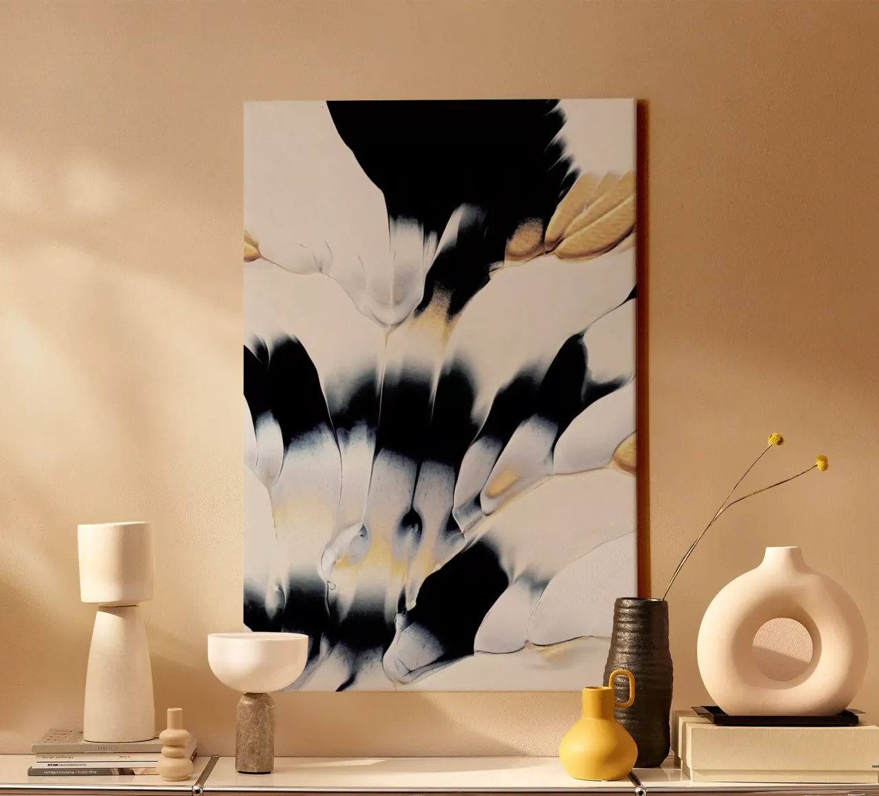 Abstract Flow 1 tela da Elisabeth Fredriksson