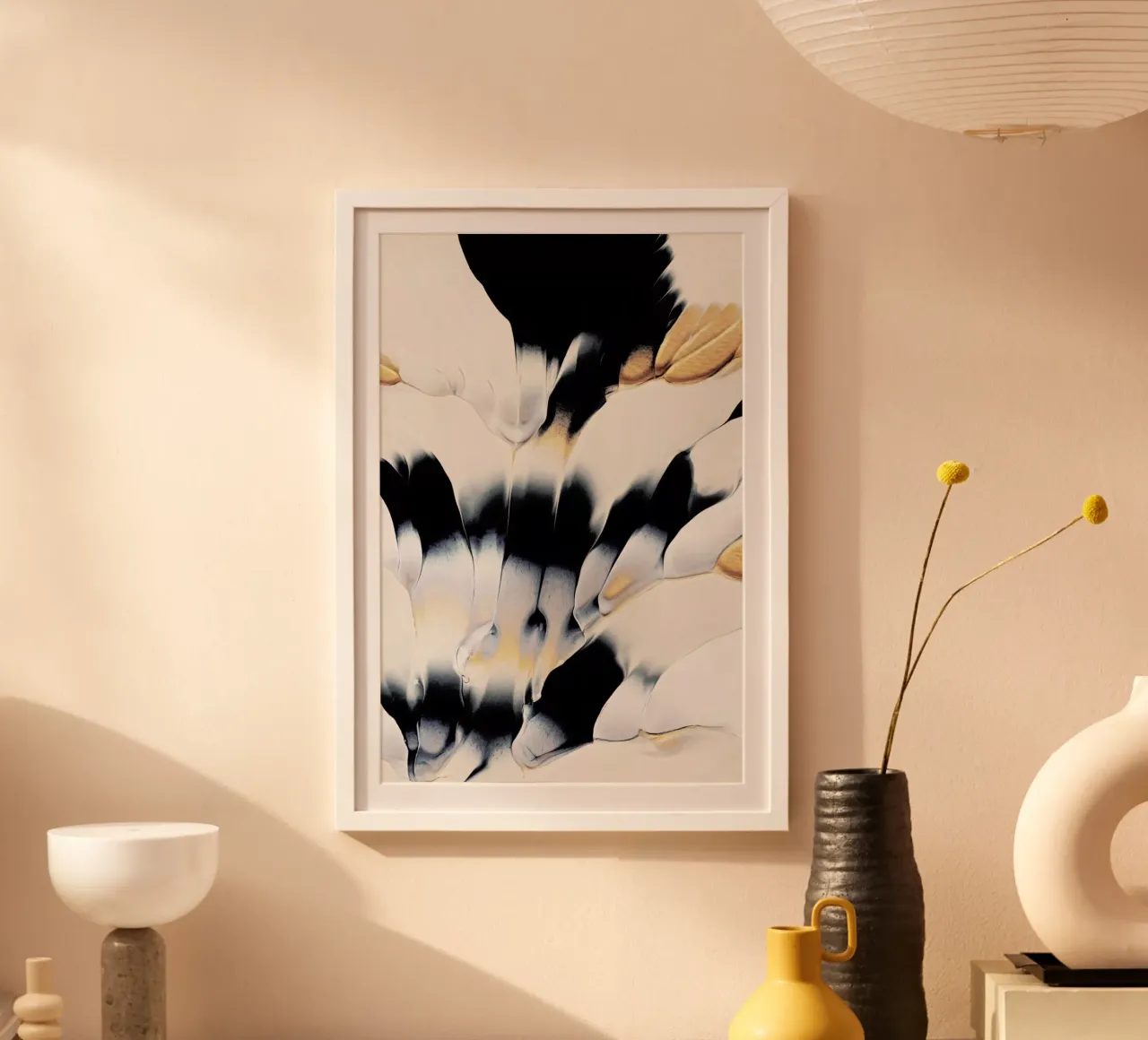 Abstract Flow 1 poster da Elisabeth Fredriksson